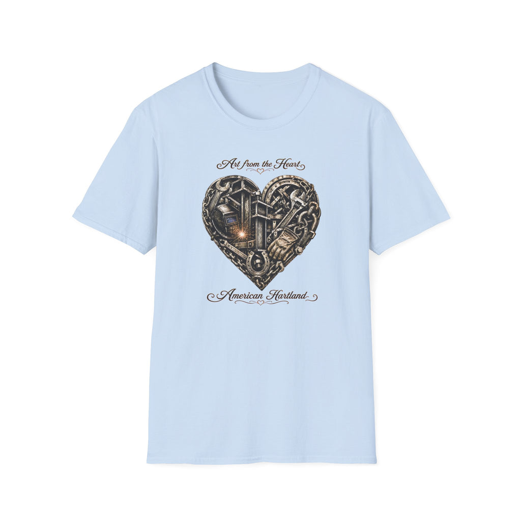 Heart of Metal Graphic Tee — “Art from the Heart”