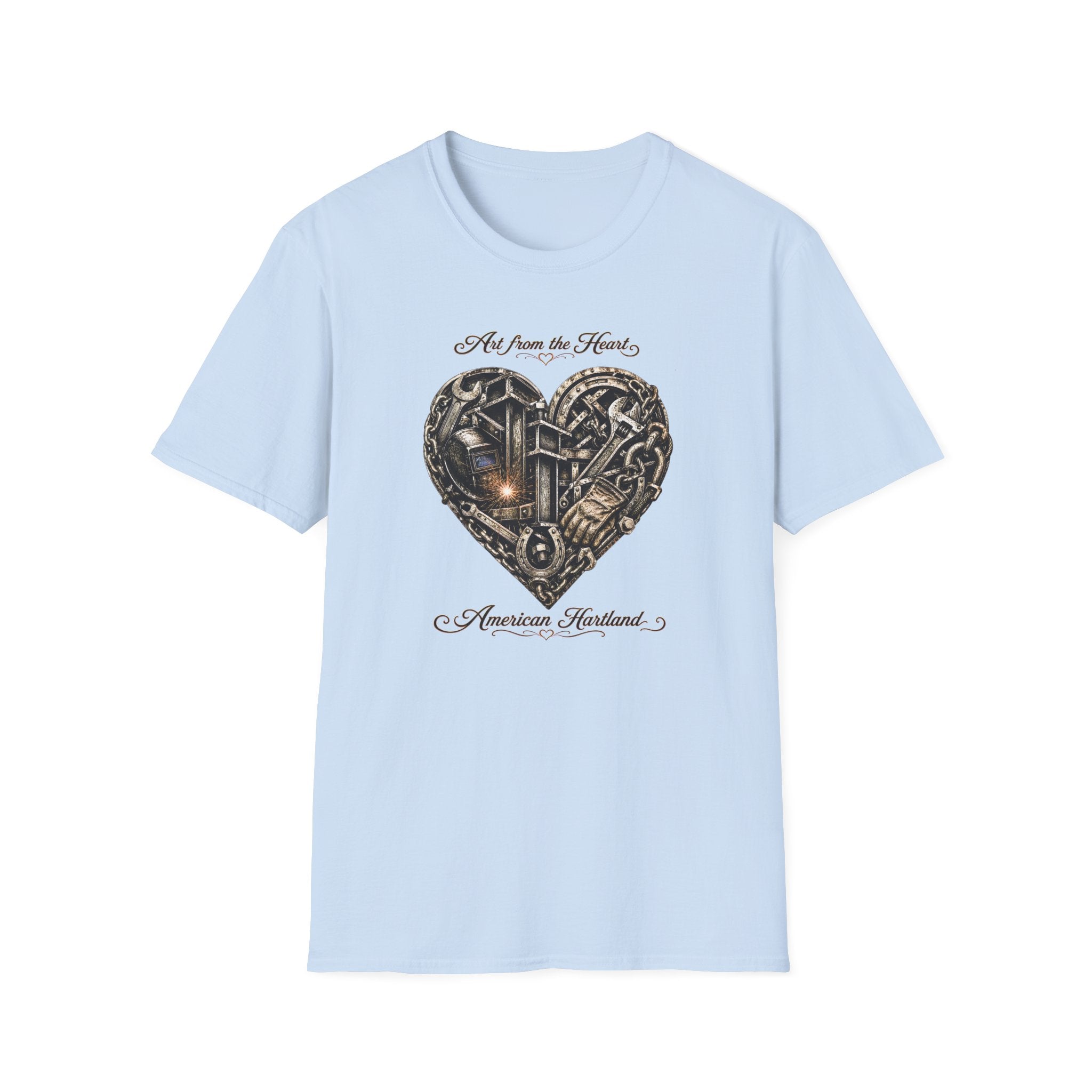 Heart of Metal Graphic Tee — “Art from the Heart”