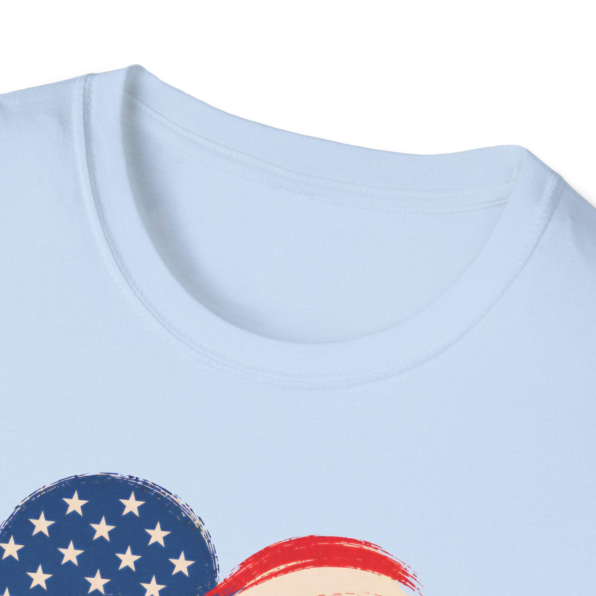 American Heartland T-Shirt — Patriotic Farm USA Flag Design