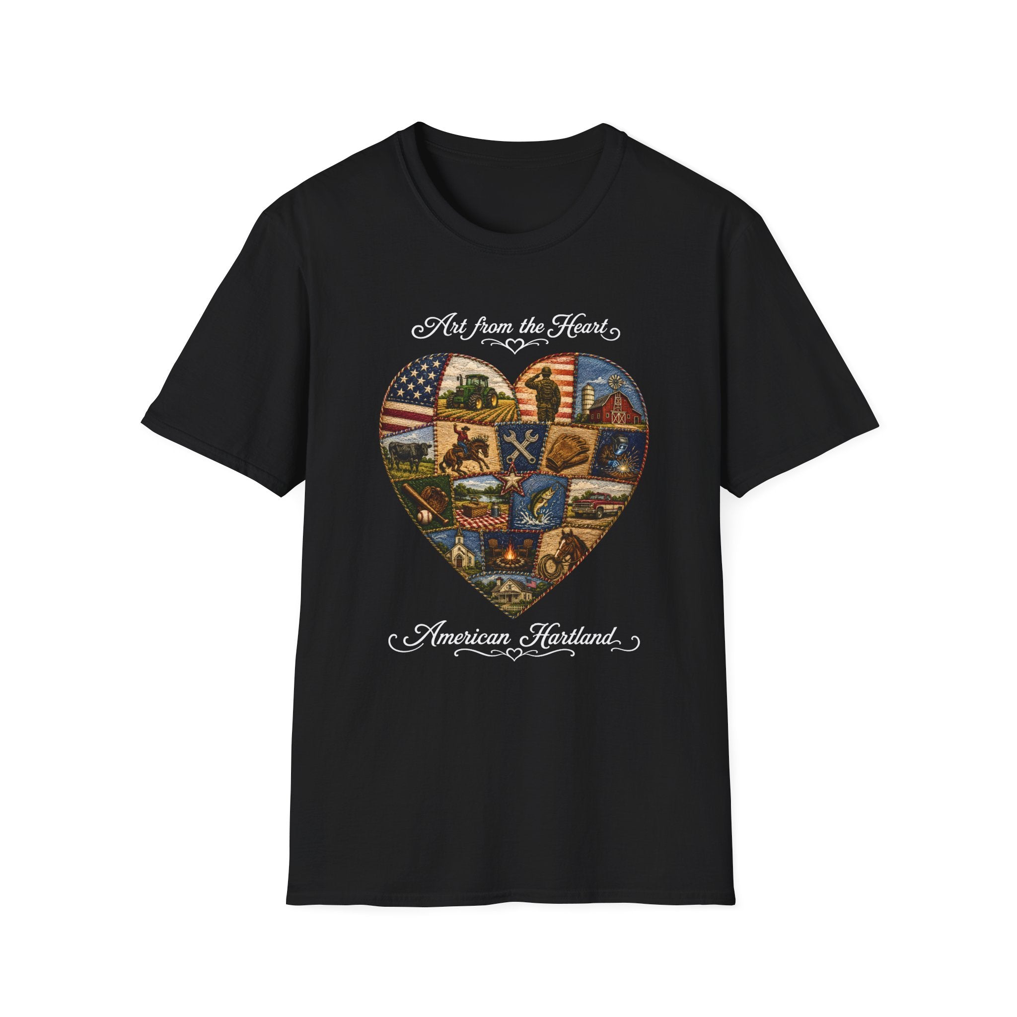 "Art from the Heart" Quilt T-shirt