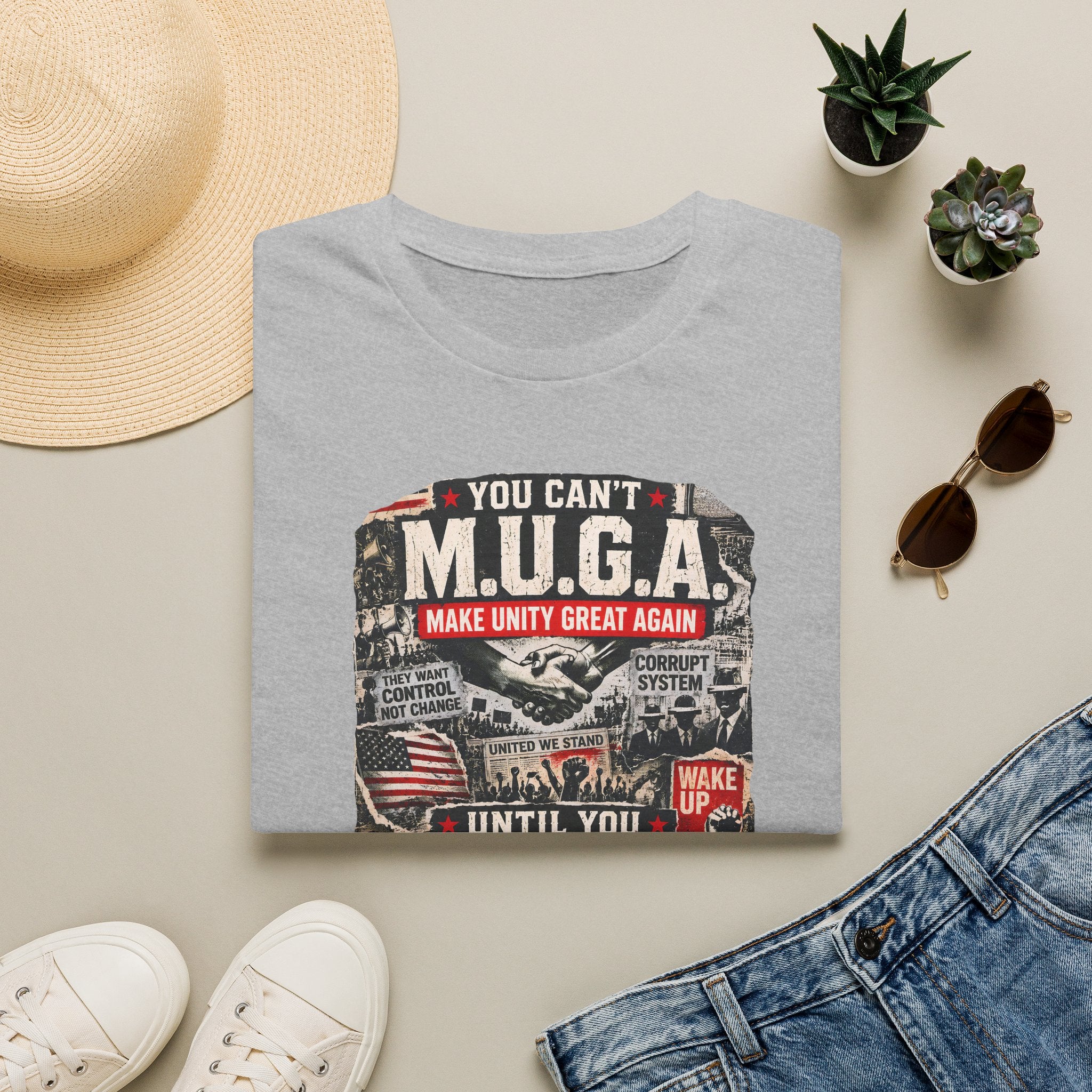 You Can't M.U.G.A. 'Make Unity Great Again' T-Shirt — Political Satire Tee