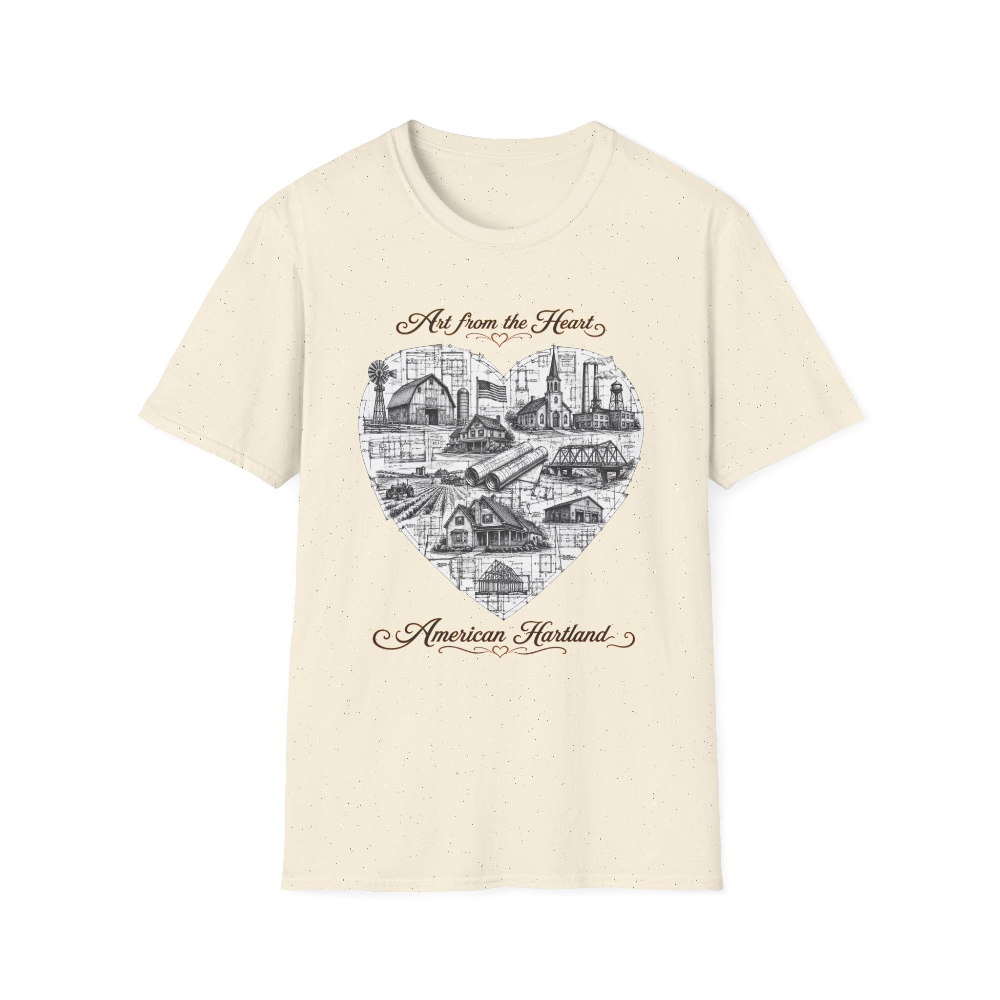 "Art from the Heart" Blueprint T-shirt