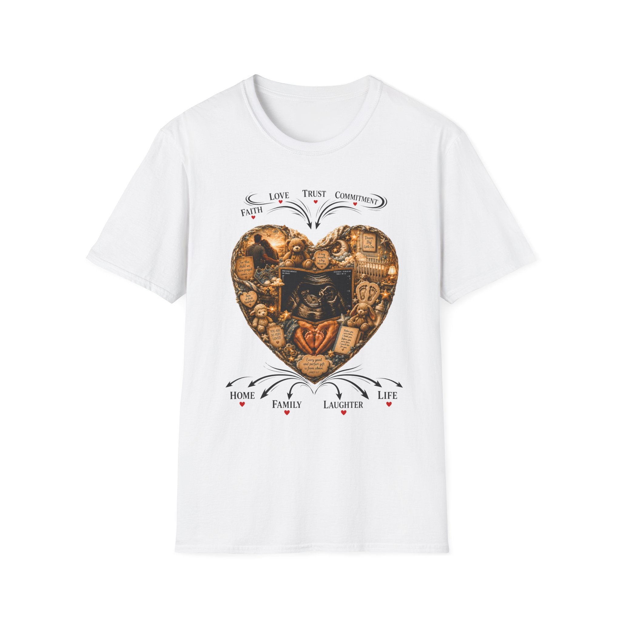 "Art from the heart" New Life T-shirt