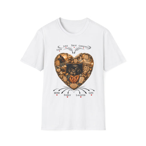 "Art from the heart" New Life T-shirt