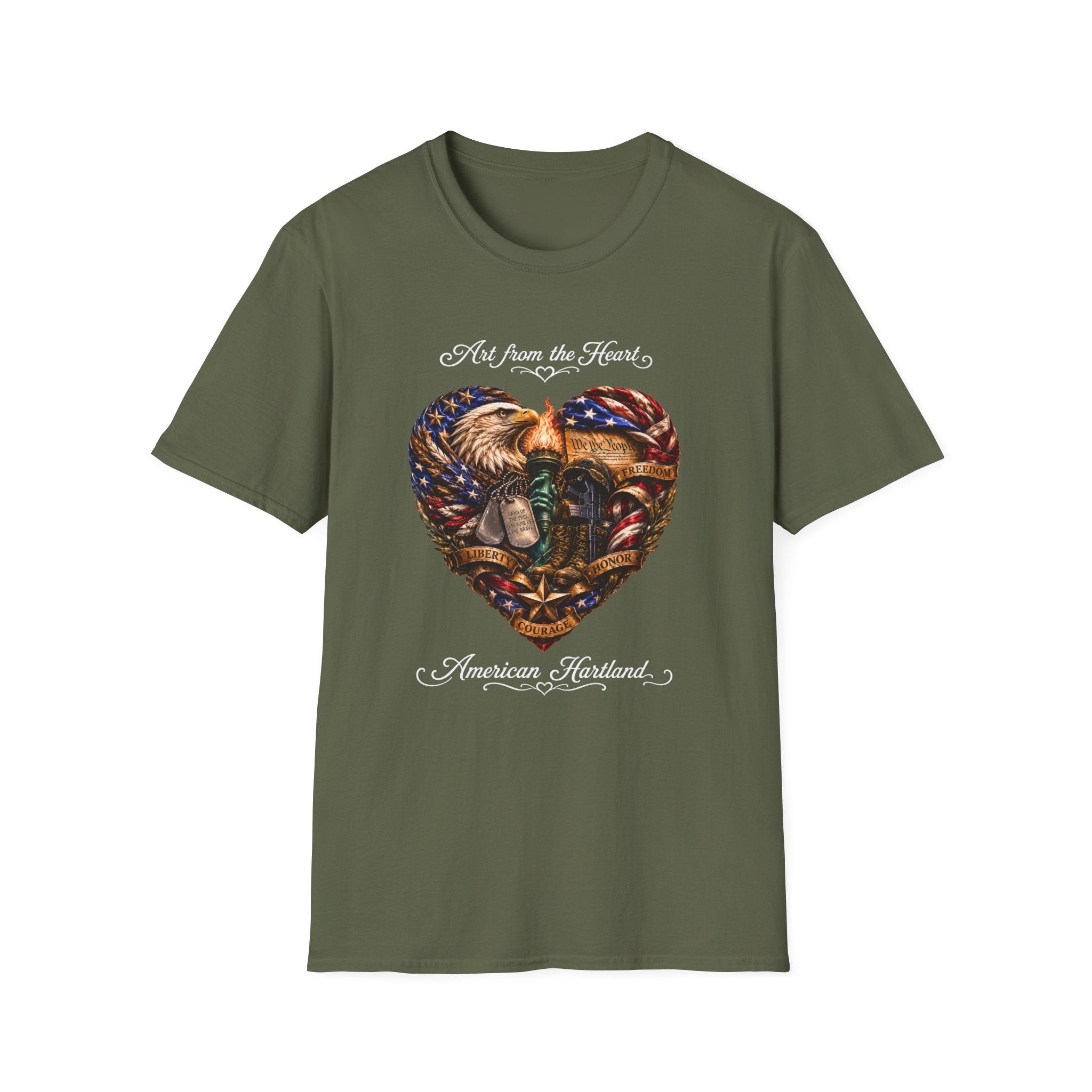 "Art From the Heart" Eagle T-shirt
