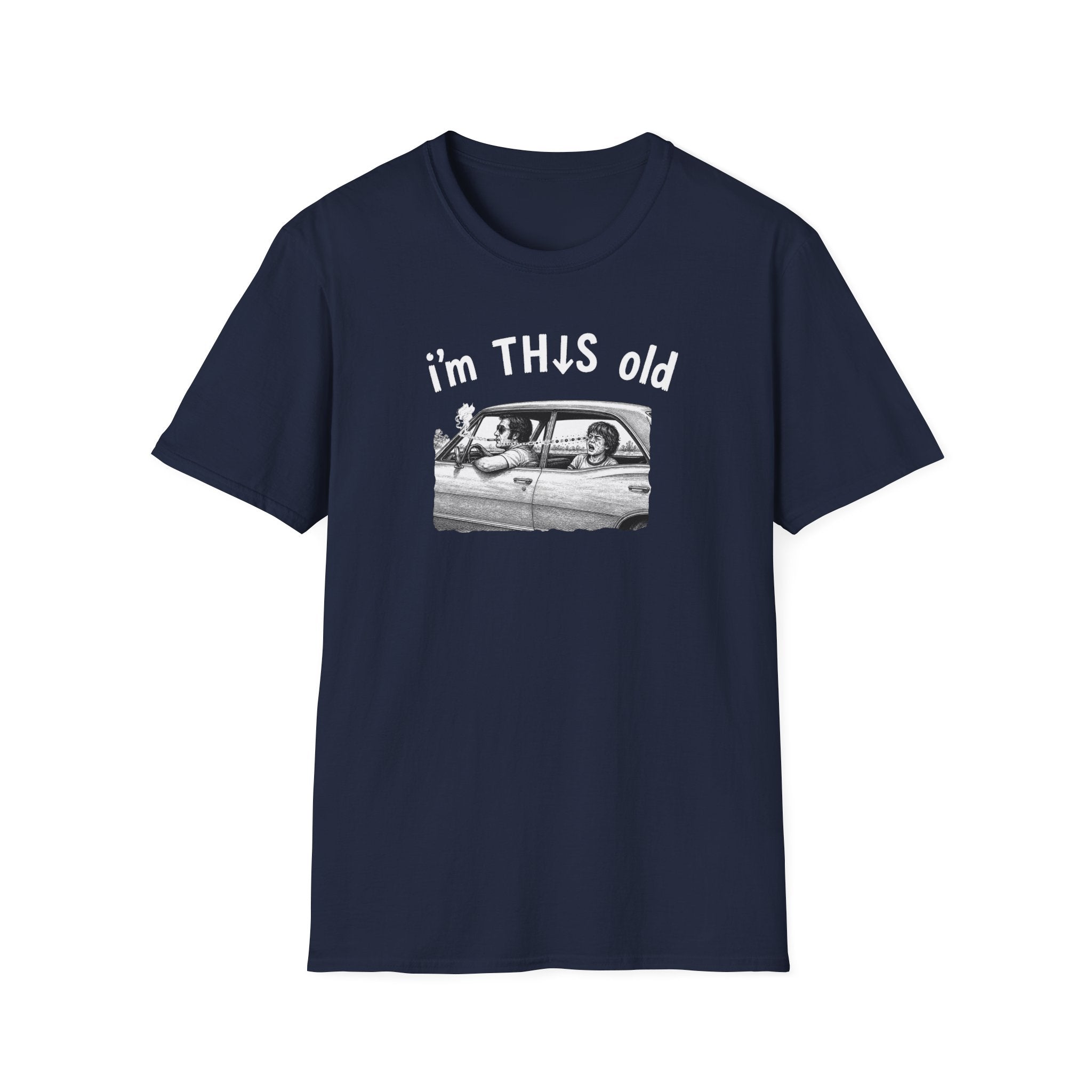 Retro 'I'm This Old' Vintage Car T‑Shirt — Funny Nostalgia Tee