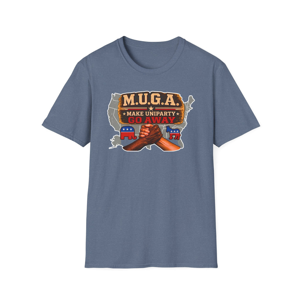 T-Shirt — M.U.G.A. "Make Uniparty Go Away" Political Unity Graphic Tee