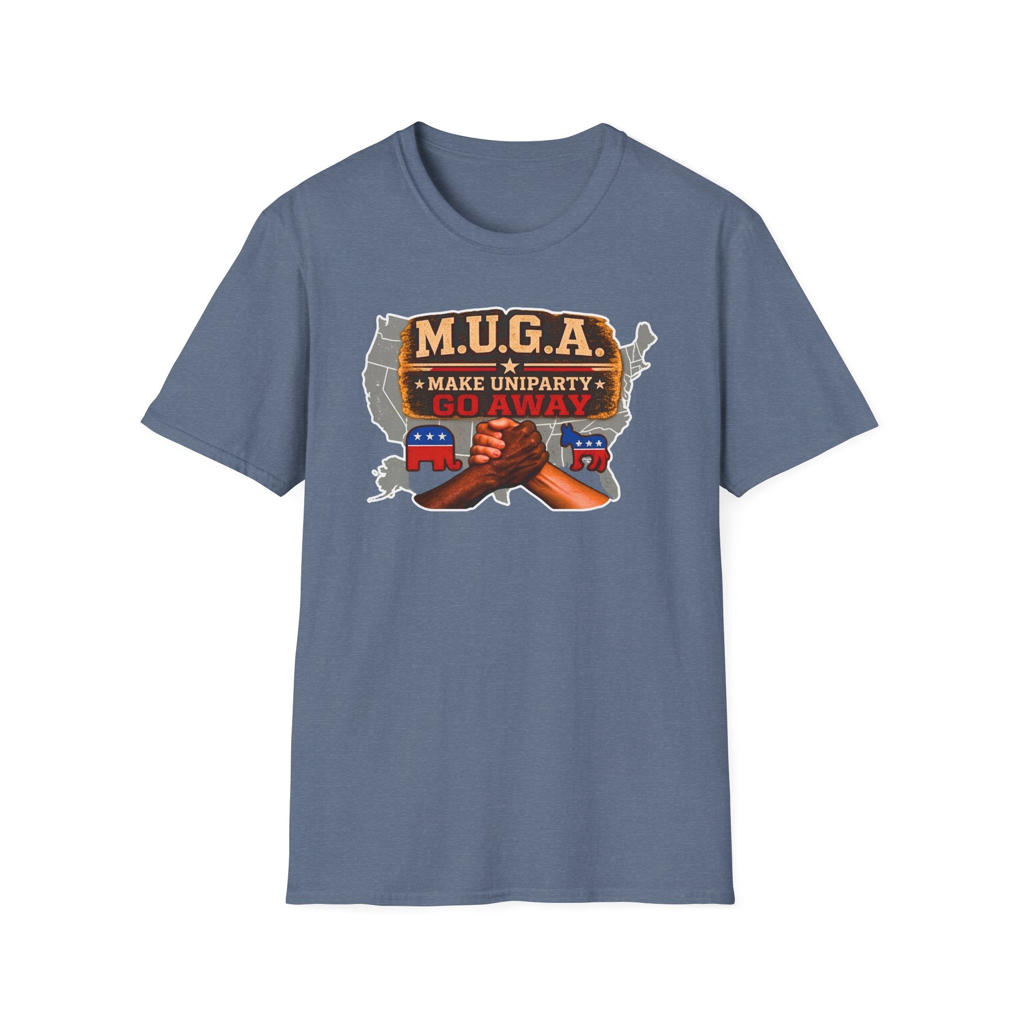 T-Shirt — M.U.G.A. "Make Uniparty Go Away" Political Unity Graphic Tee