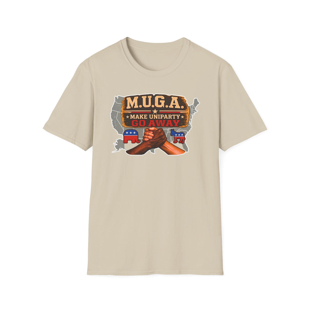 T-Shirt — M.U.G.A. "Make Uniparty Go Away" Political Unity Graphic Tee