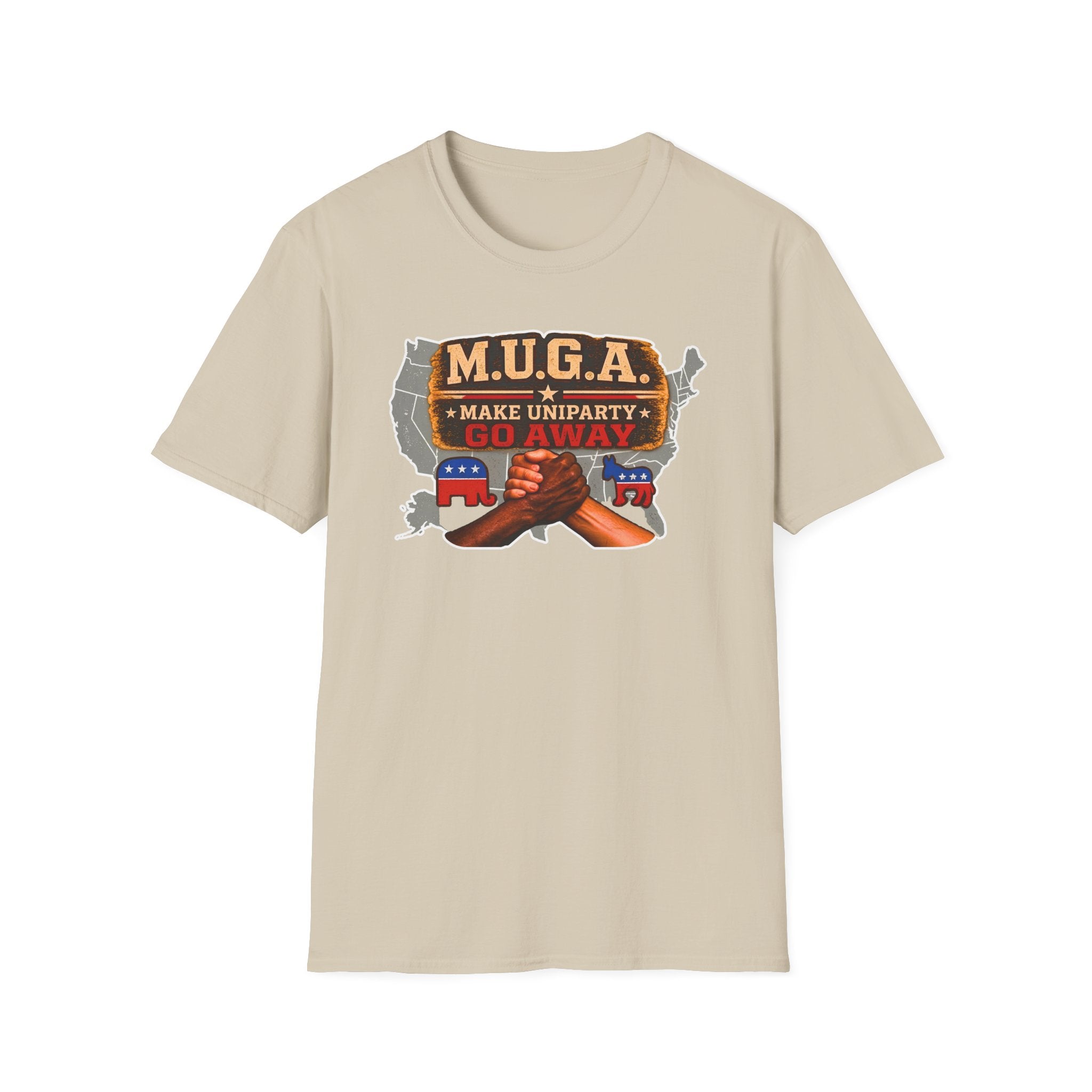 T-Shirt — M.U.G.A. "Make Uniparty Go Away" Political Unity Graphic Tee