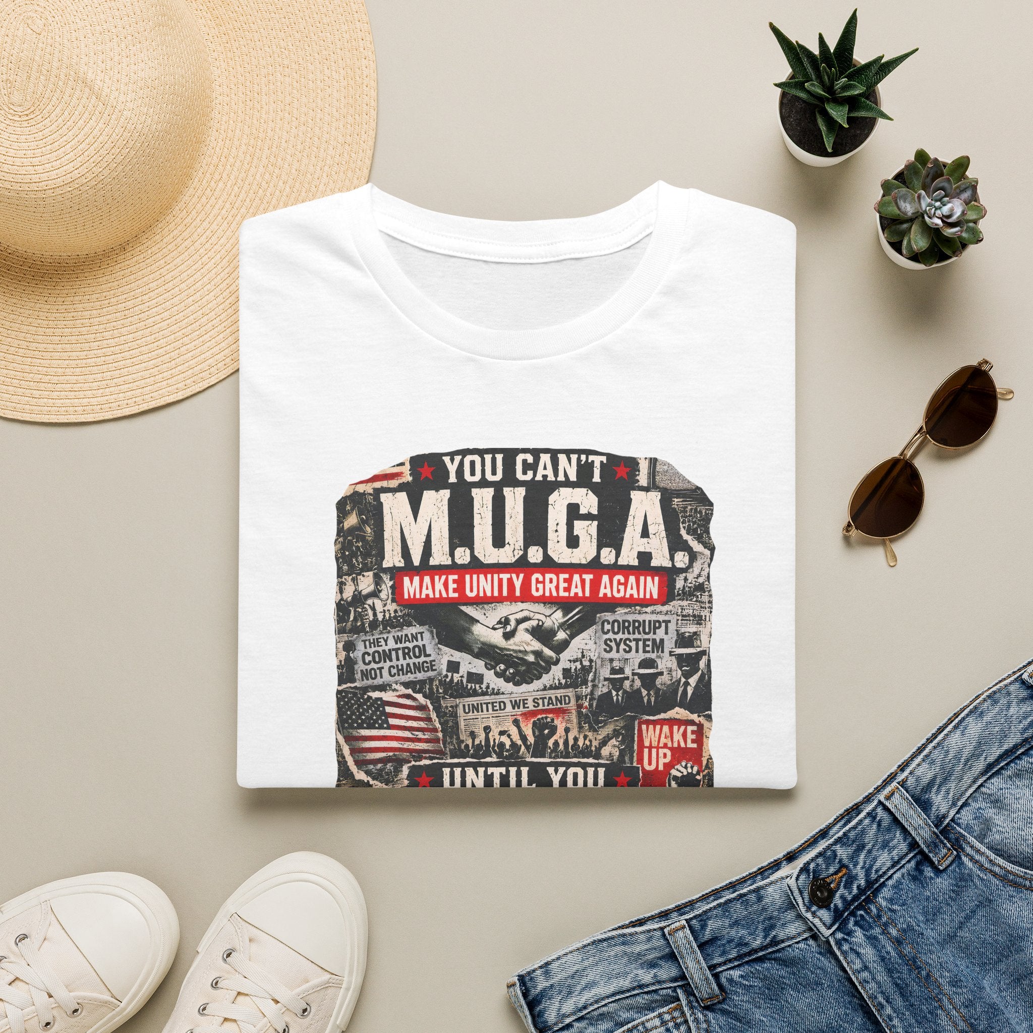 You Can't M.U.G.A. 'Make Unity Great Again' T-Shirt — Political Satire Tee