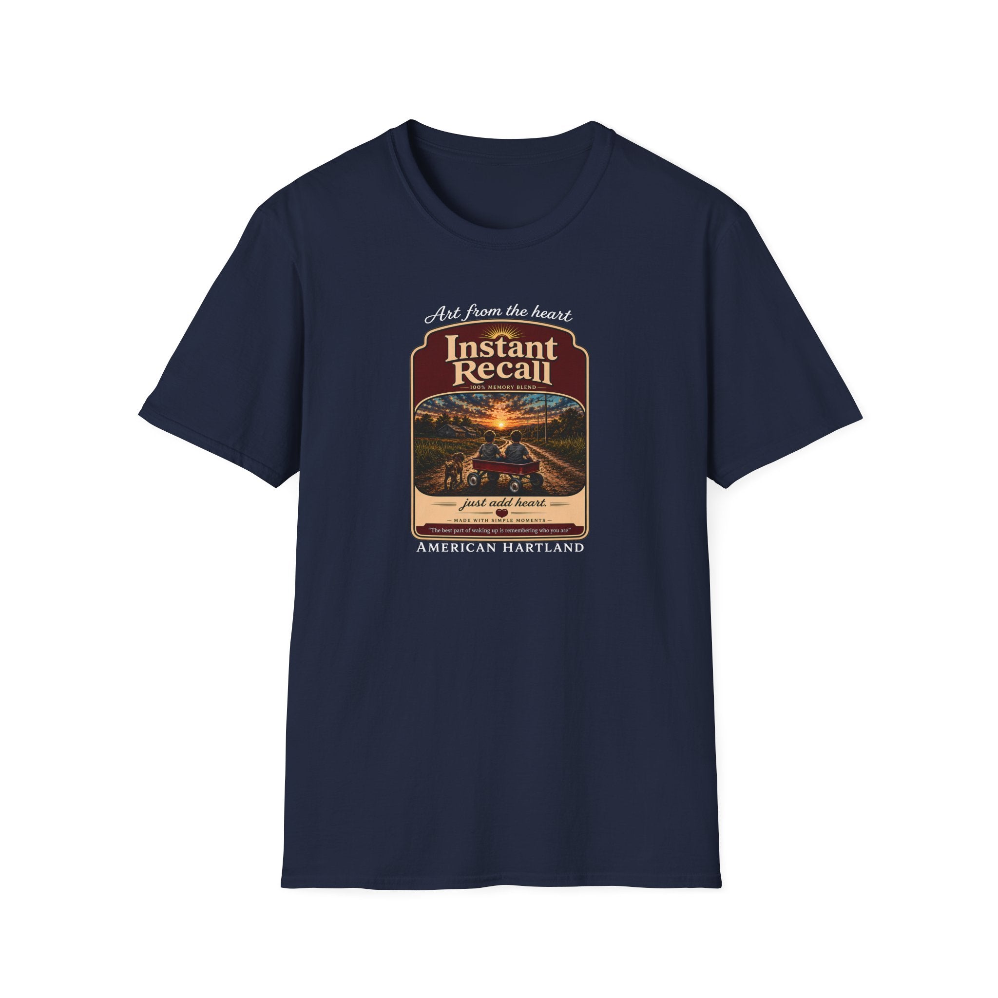 Instant Recall T-Shirt — Vintage Road Trip Sunset Graphic
