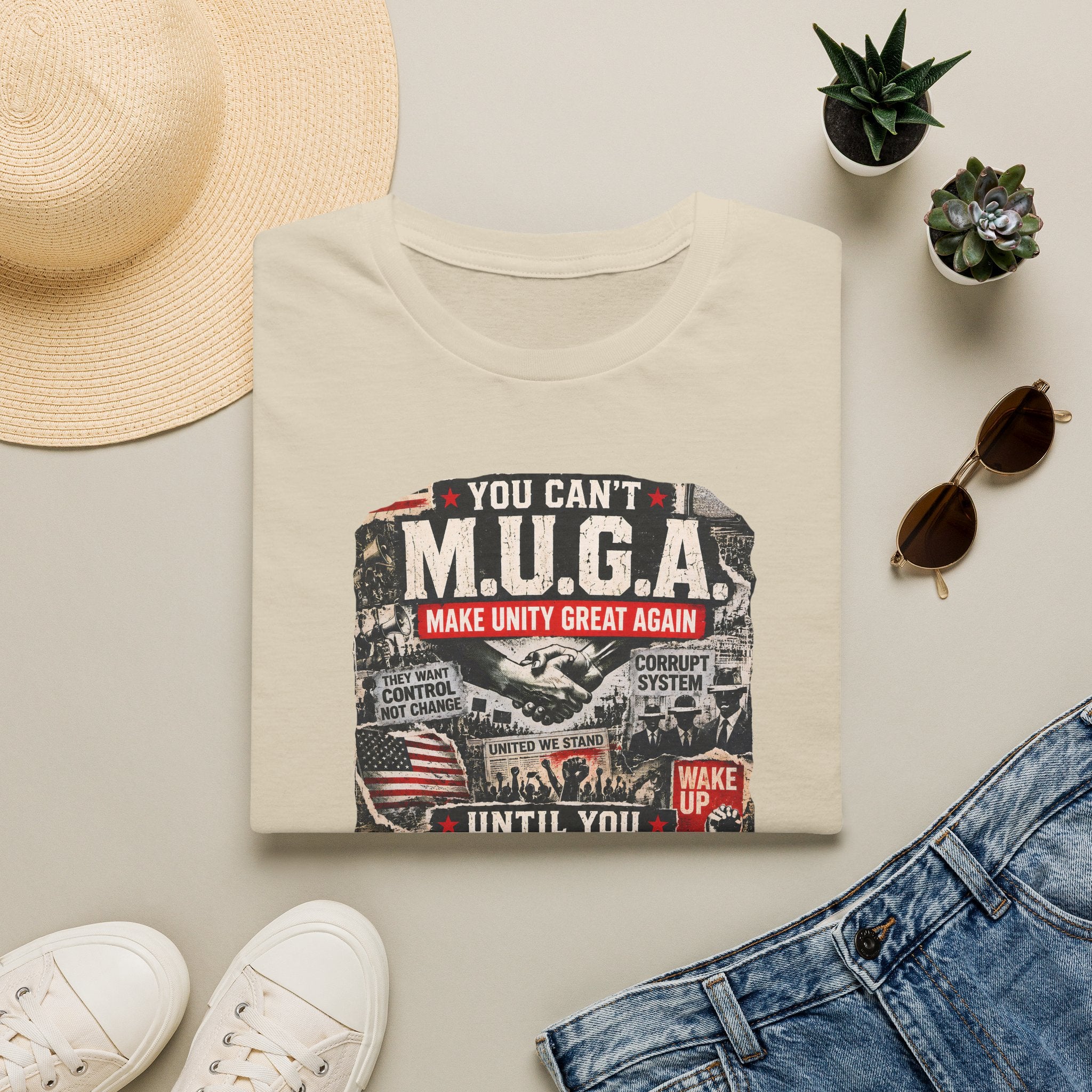 You Can't M.U.G.A. 'Make Unity Great Again' T-Shirt — Political Satire Tee