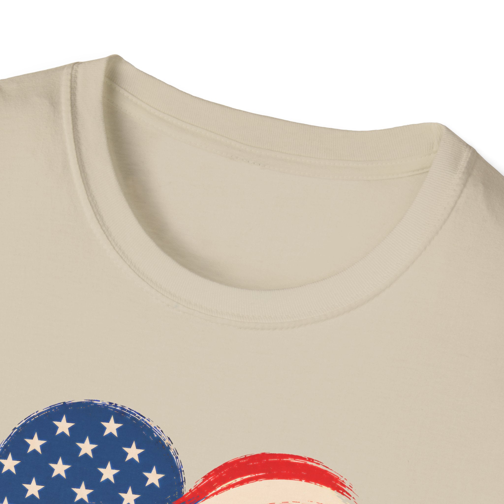 American Heartland T-Shirt — Patriotic Farm USA Flag Design