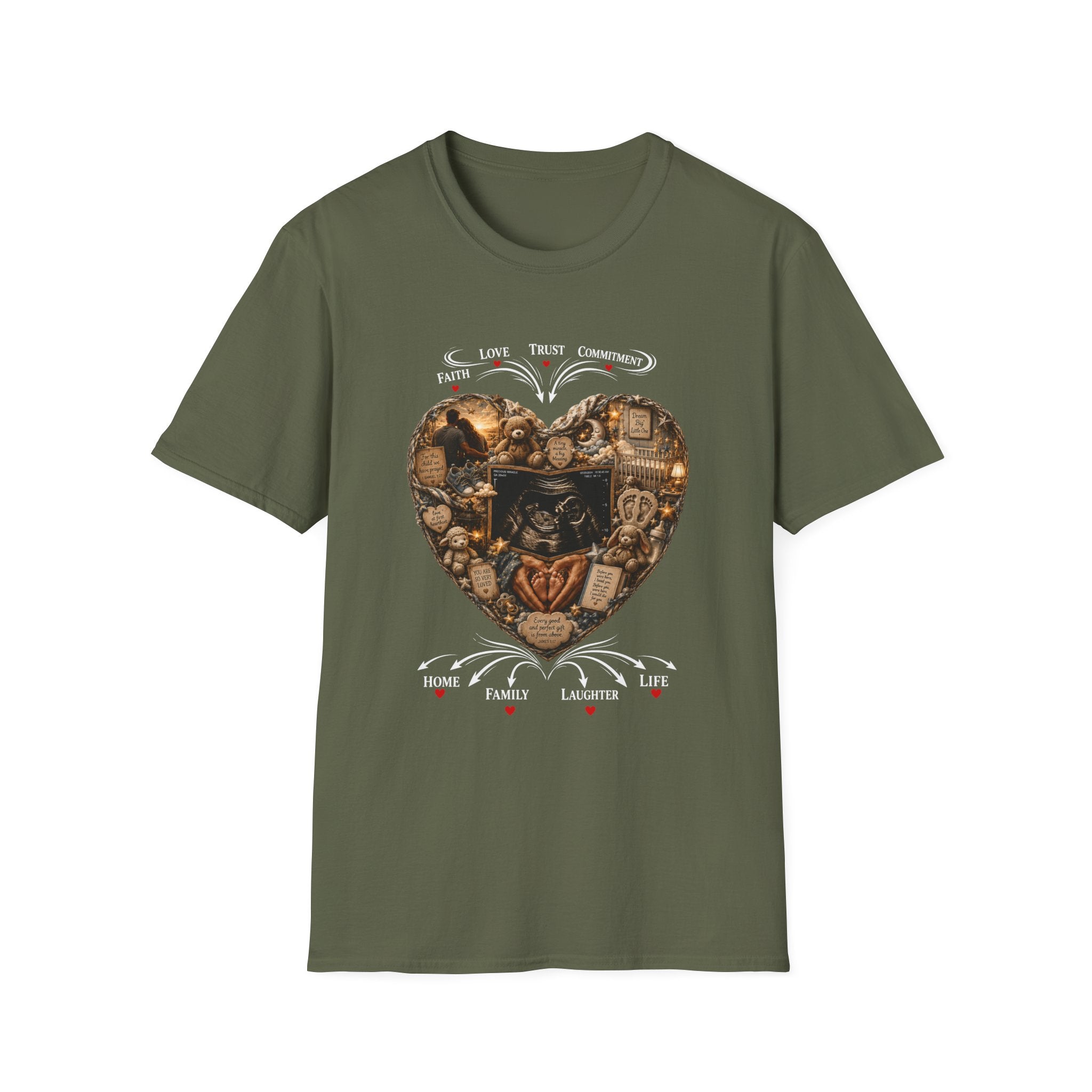 "Art from the heart" New Life T-shirt