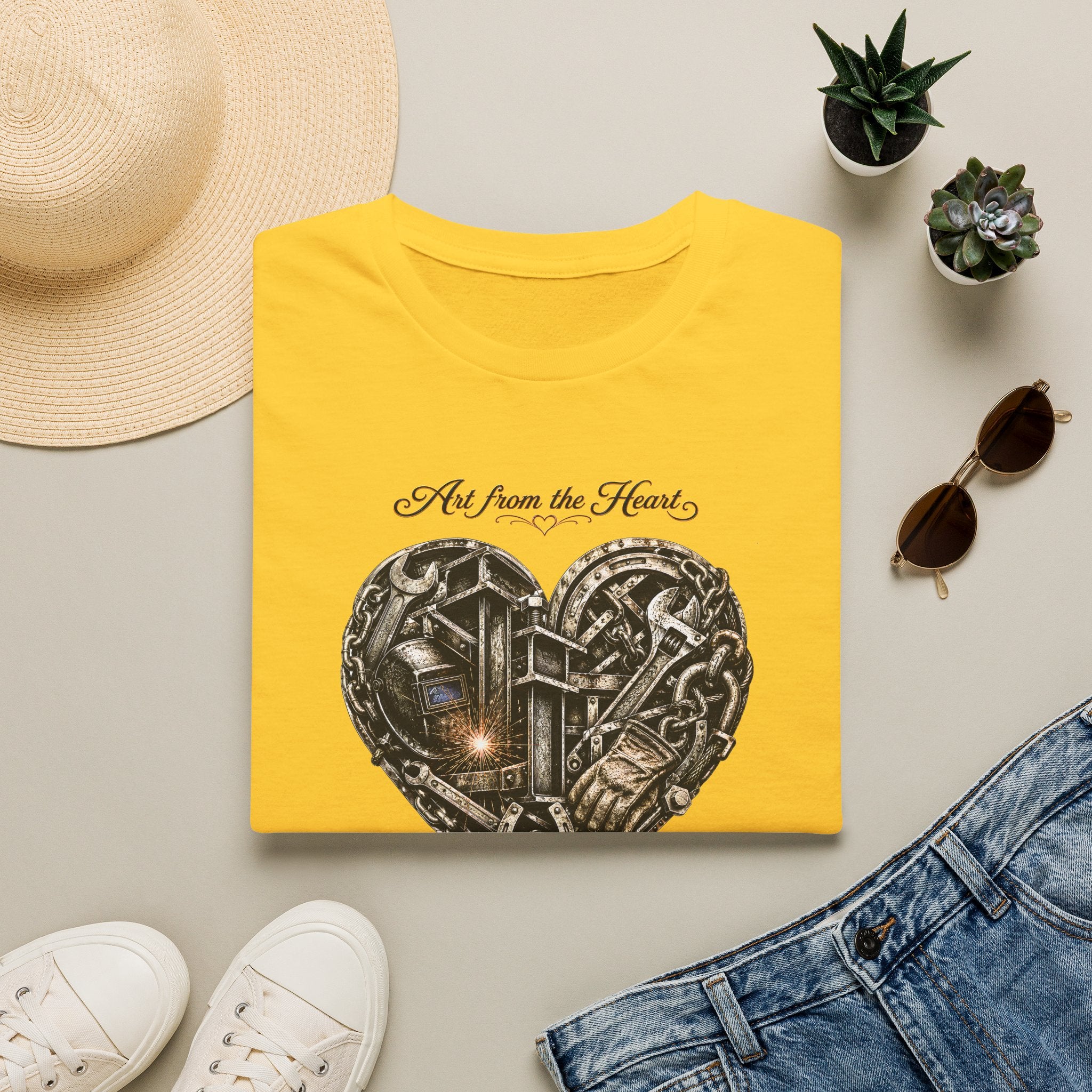 Heart of Metal Graphic Tee — “Art from the Heart”