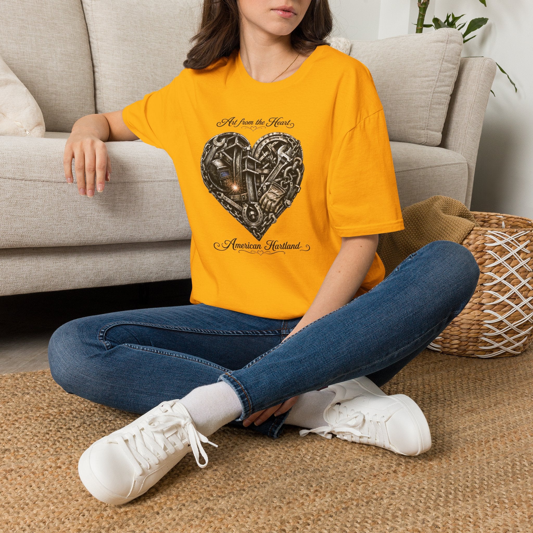 Heart of Metal Graphic Tee — “Art from the Heart”
