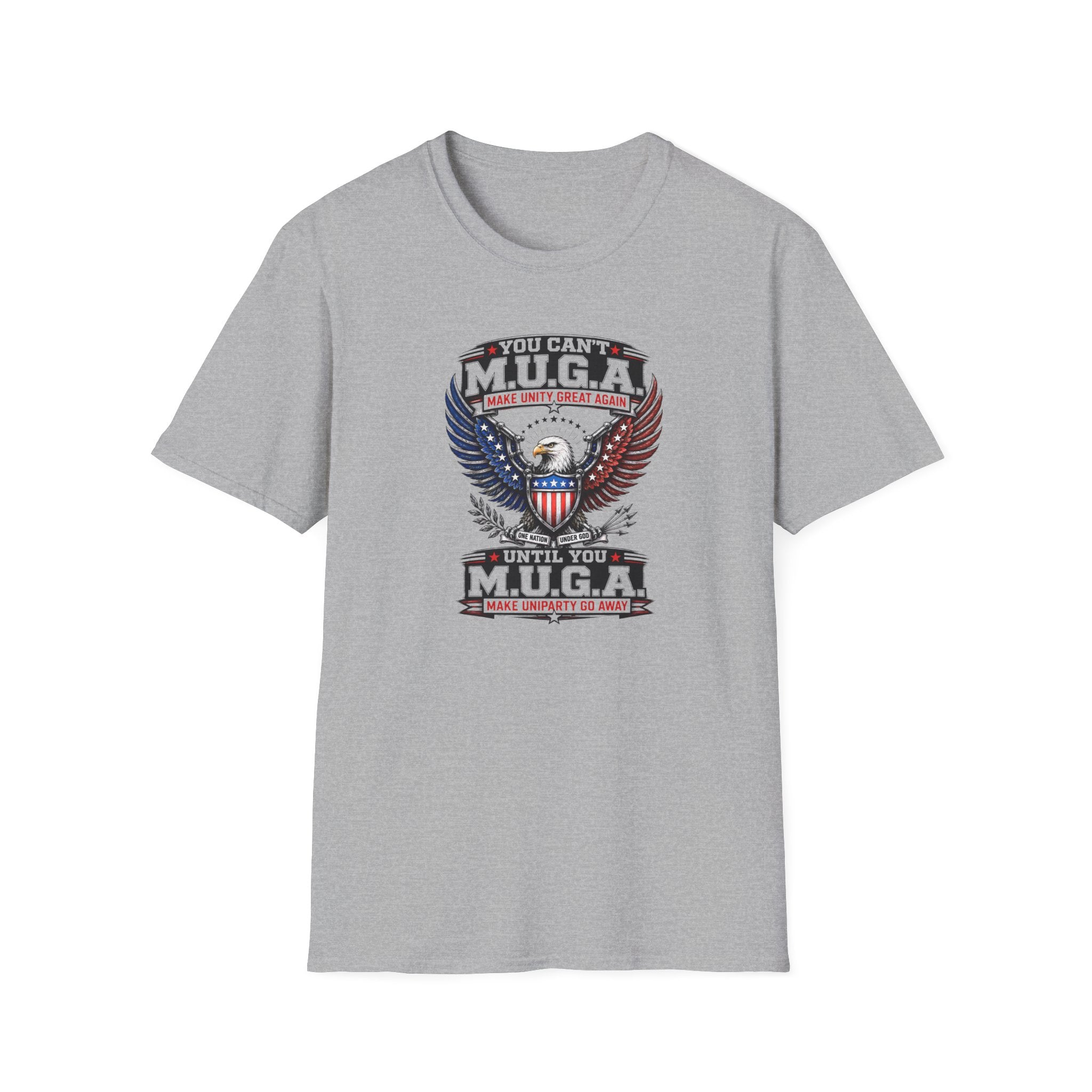 Make Unity Great Again T-Shirt — Patriotic Eagle M.U.G.A. Graphic Tee