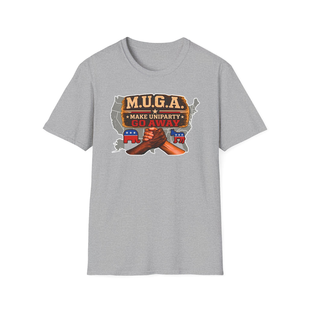T-Shirt — M.U.G.A. "Make Uniparty Go Away" Political Unity Graphic Tee