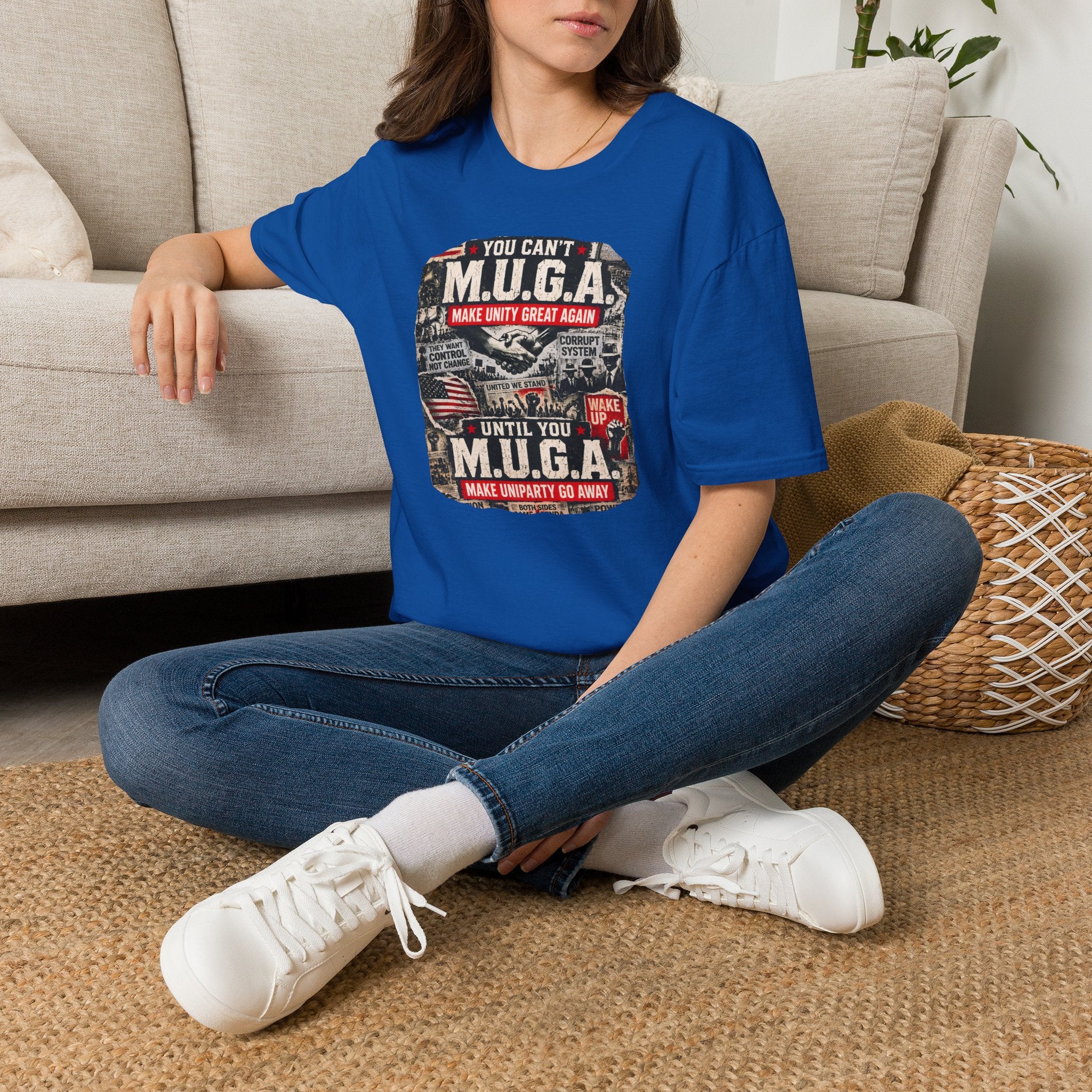 You Can't M.U.G.A. 'Make Unity Great Again' T-Shirt — Political Satire Tee