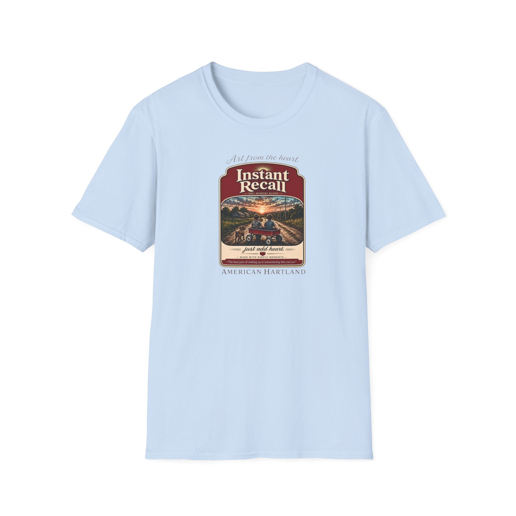 Instant Recall T-Shirt — Vintage Road Trip Sunset Graphic