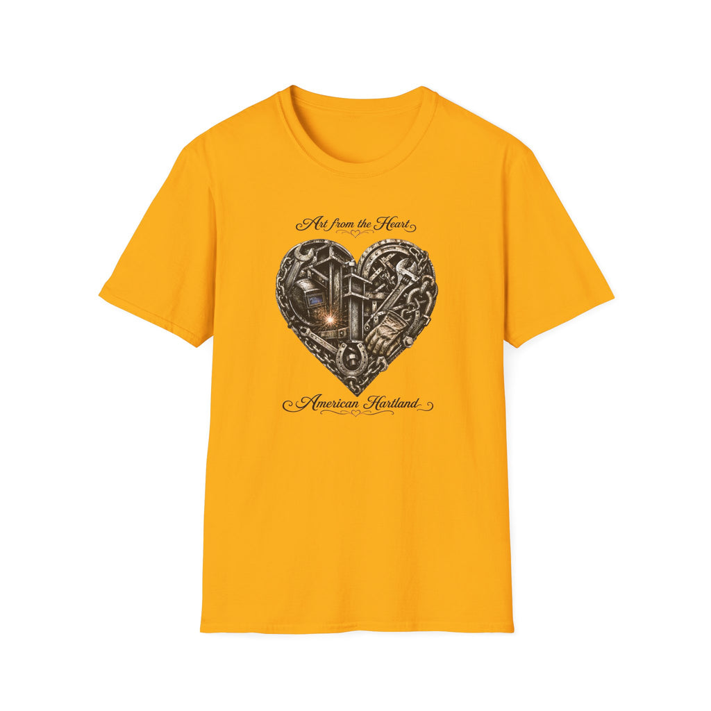 Heart of Metal Graphic Tee — “Art from the Heart”
