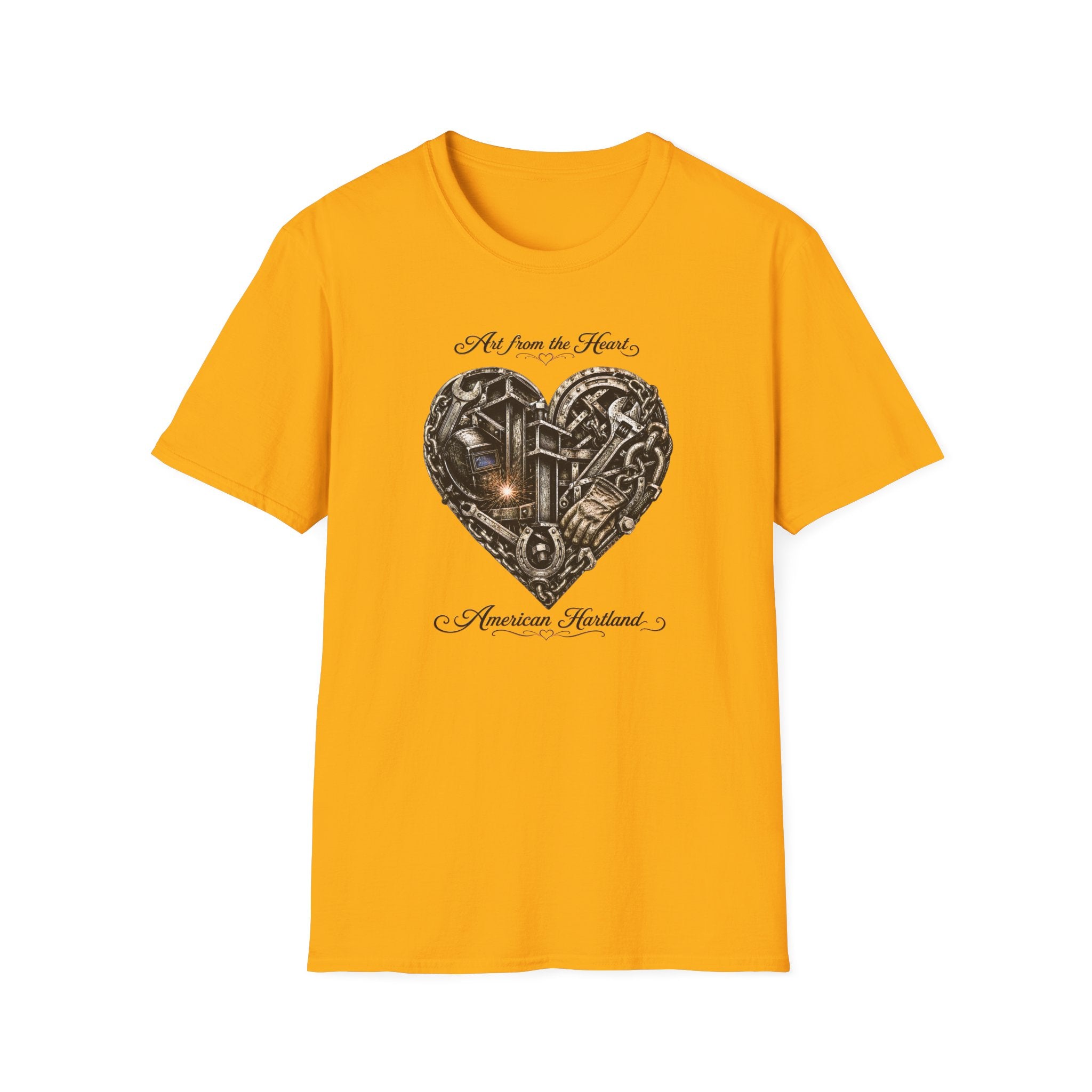 Heart of Metal Graphic Tee — “Art from the Heart”