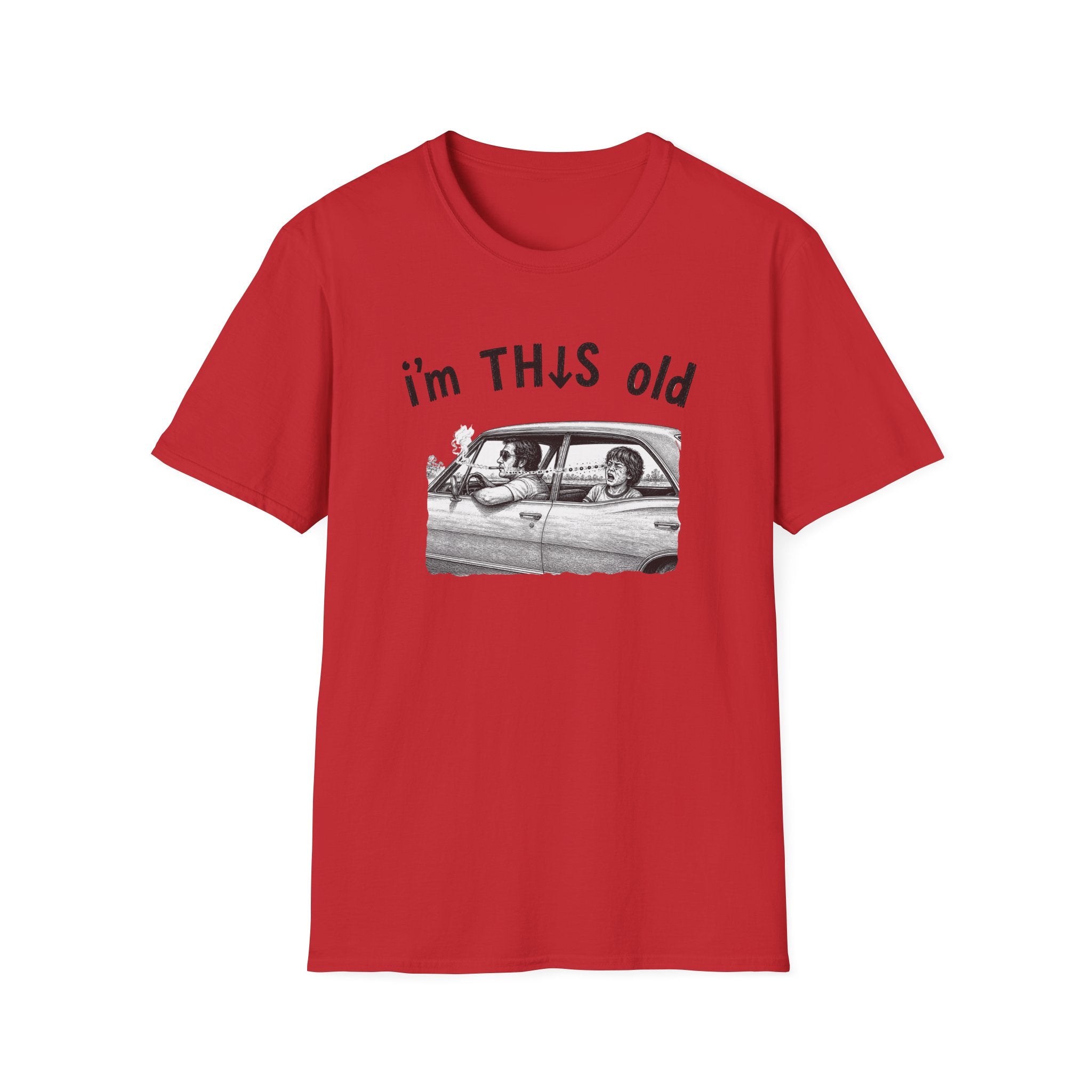 Retro 'I'm This Old' Vintage Car T‑Shirt — Funny Nostalgia Tee