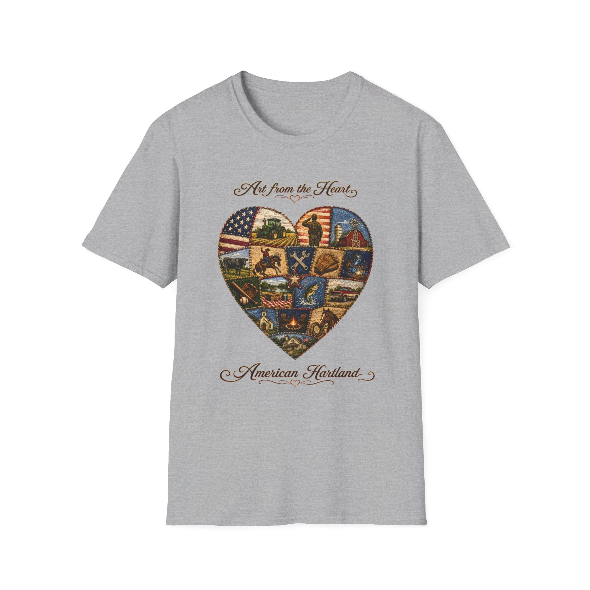 "Art from the Heart" Quilt T-shirt