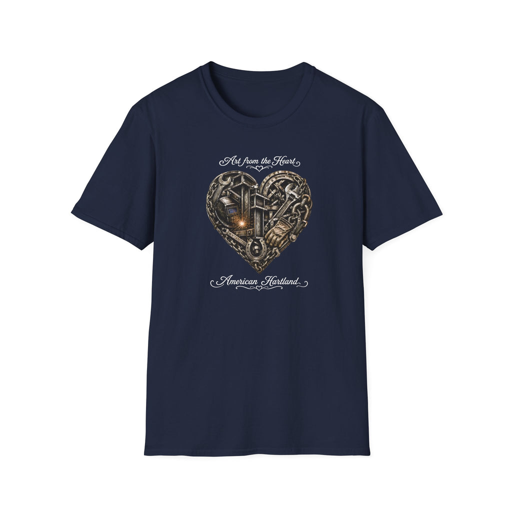 Heart of Metal Graphic Tee — “Art from the Heart”
