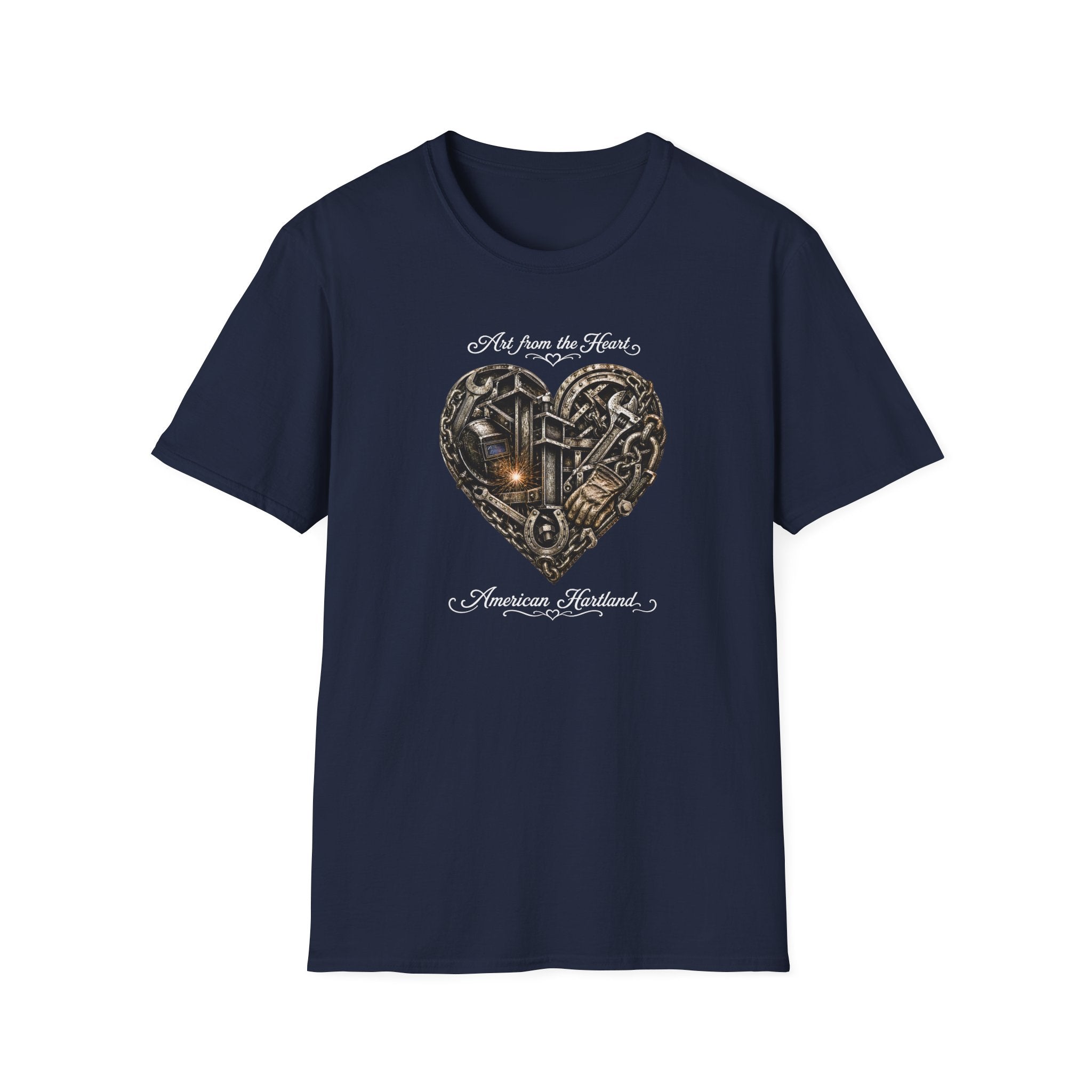Heart of Metal Graphic Tee — “Art from the Heart”