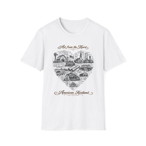 "Art from the Heart" Blueprint T-shirt