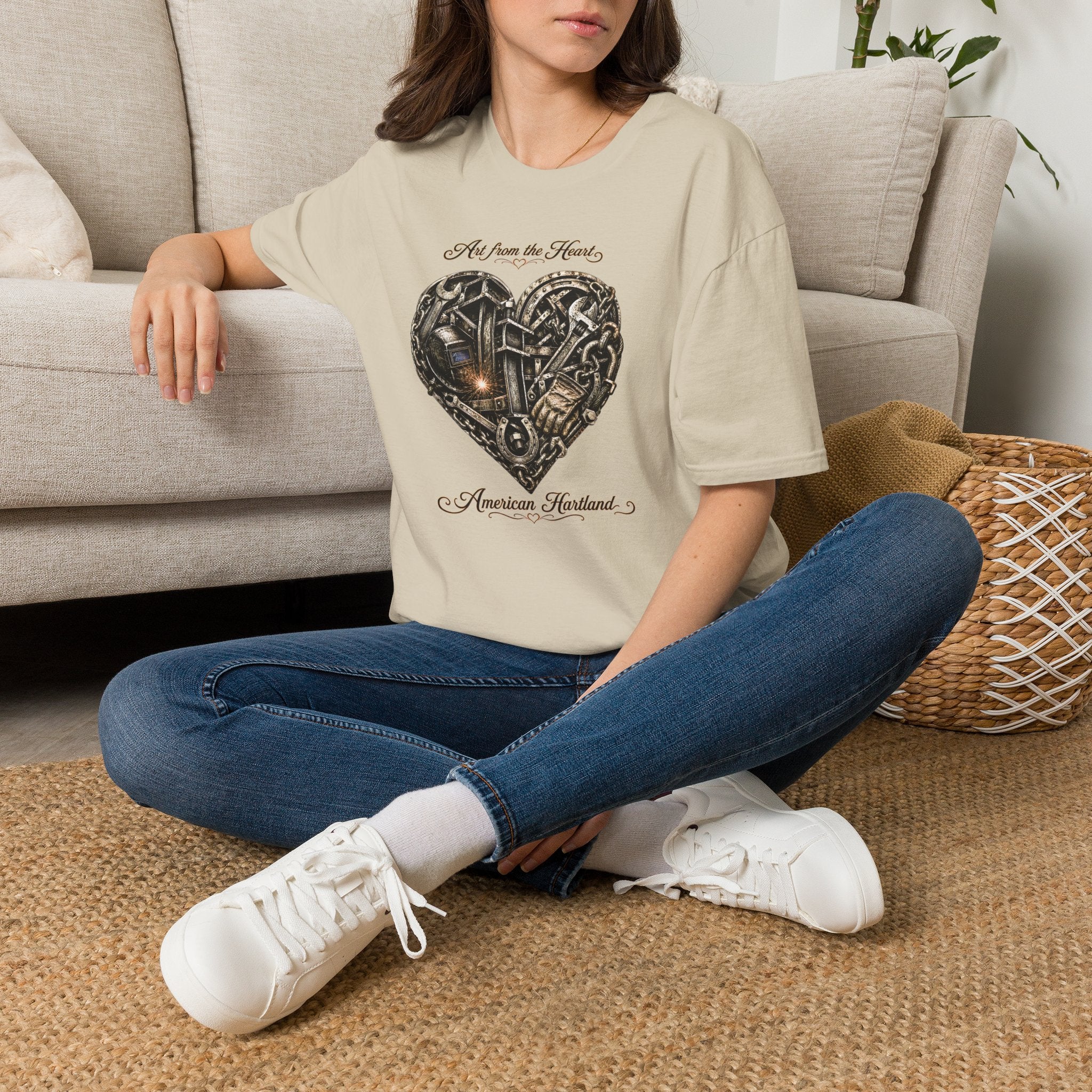 Heart of Metal Graphic Tee — “Art from the Heart”