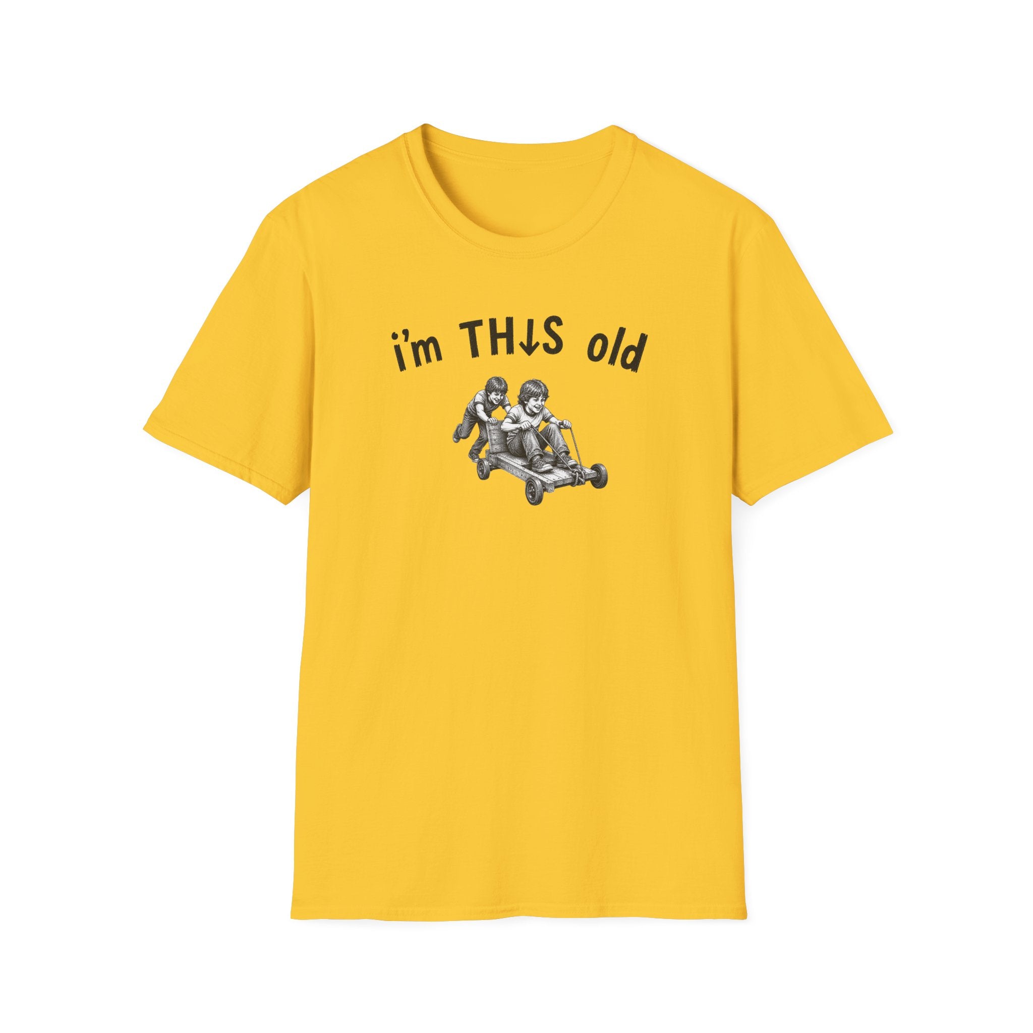Vintage Kids Go-Kart 'I'm This Old' T-Shirt
