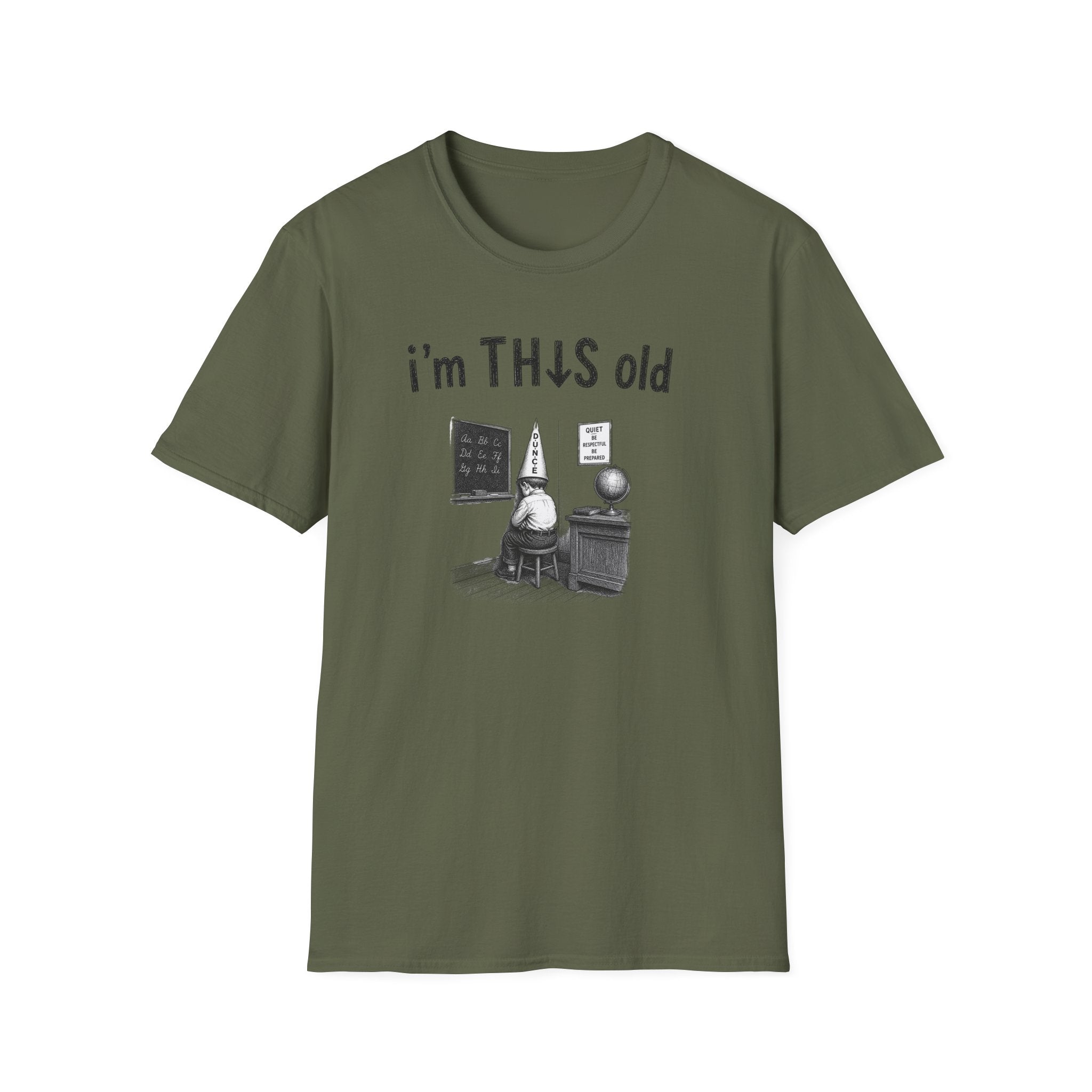 Retro 'I'm This Old' Vintage Schoolroom T-Shirt