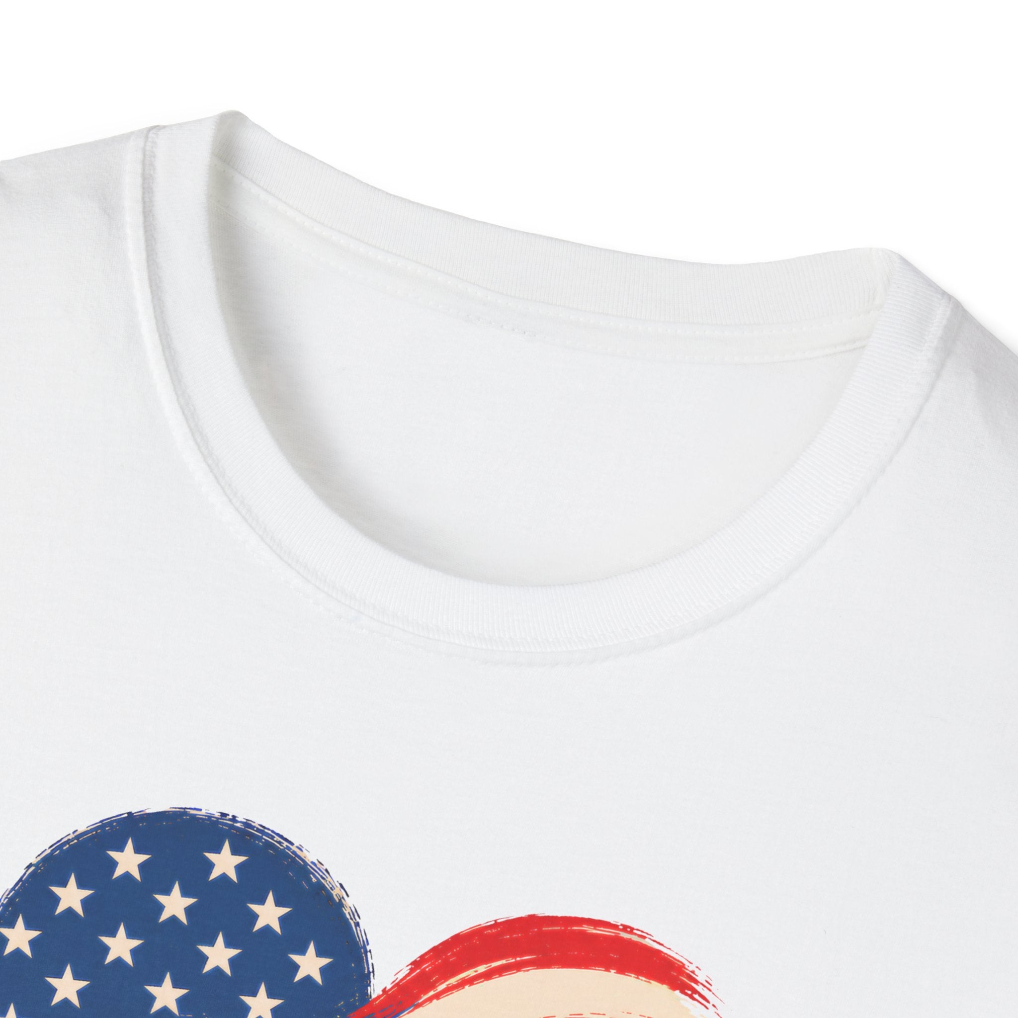 American Heartland T-Shirt — Patriotic Farm USA Flag Design