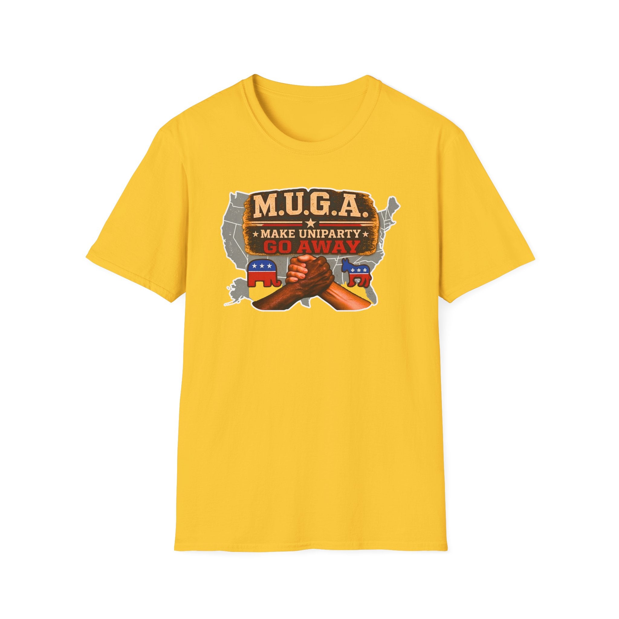 T-Shirt — M.U.G.A. "Make Uniparty Go Away" Political Unity Graphic Tee
