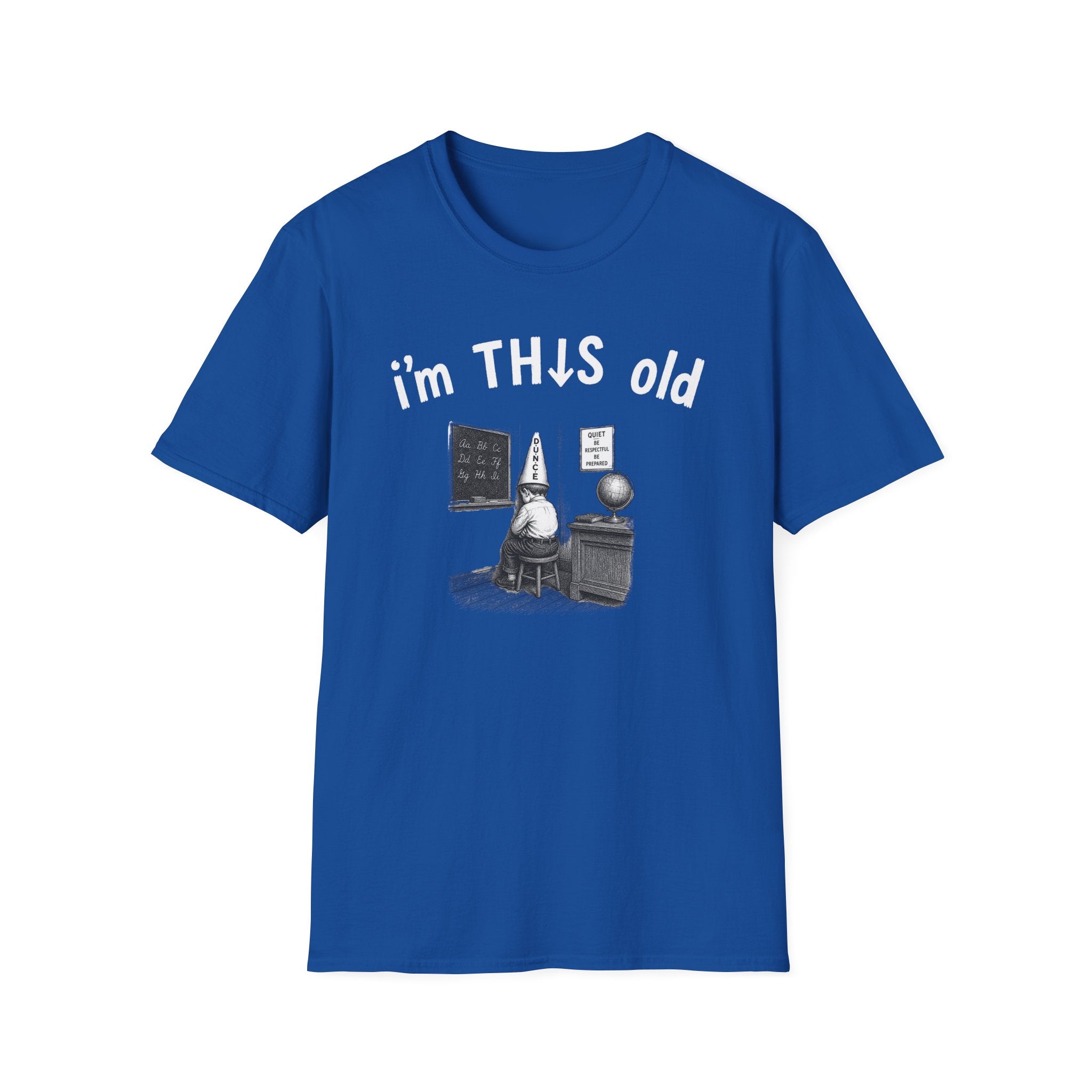 Retro 'I'm This Old' Vintage Schoolroom T-Shirt