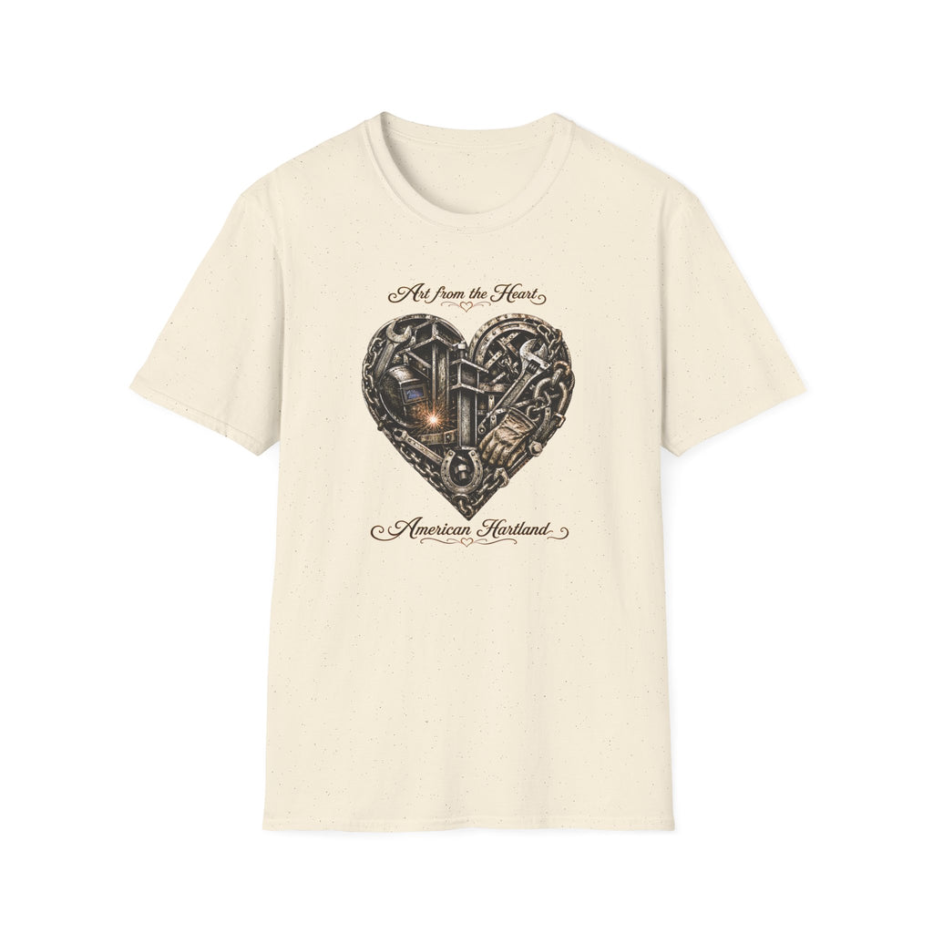 Heart of Metal Graphic Tee — “Art from the Heart”