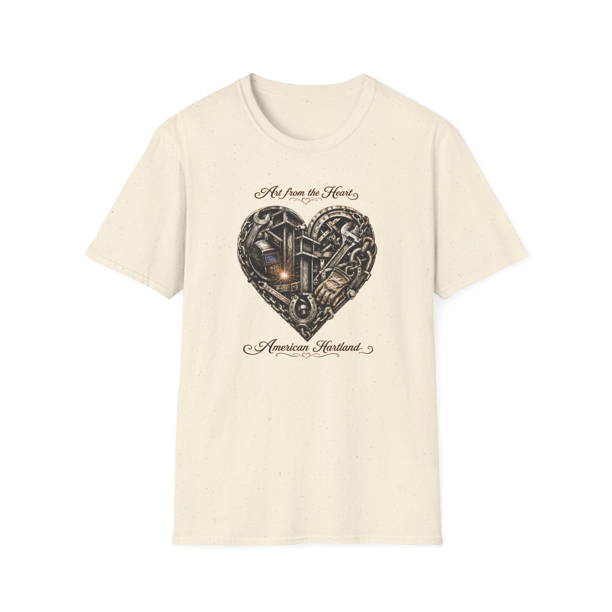 Heart of Metal Graphic Tee — “Art from the Heart”