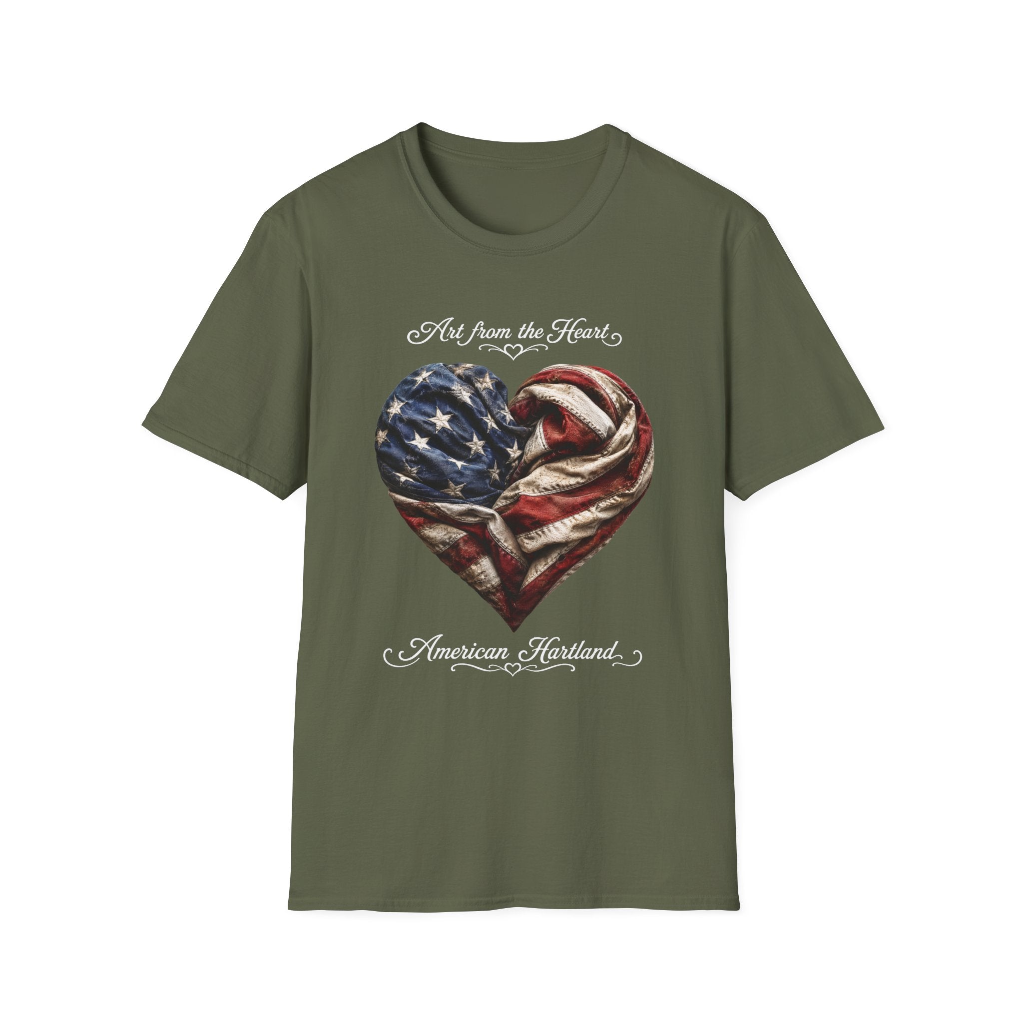 “Art From the Heart” Flag T-shirt
