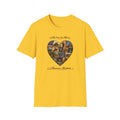 T-Shirt — "Art from the Heart, An American Heartland" Heart Collage Patriotic Tee
