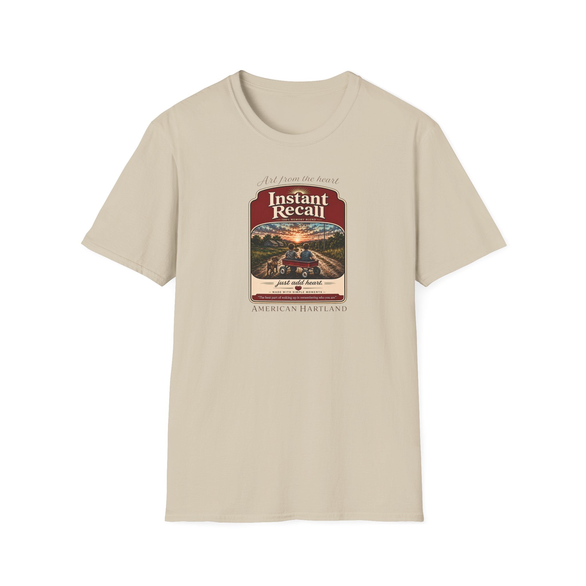 Instant Recall T-Shirt — Vintage Road Trip Sunset Graphic