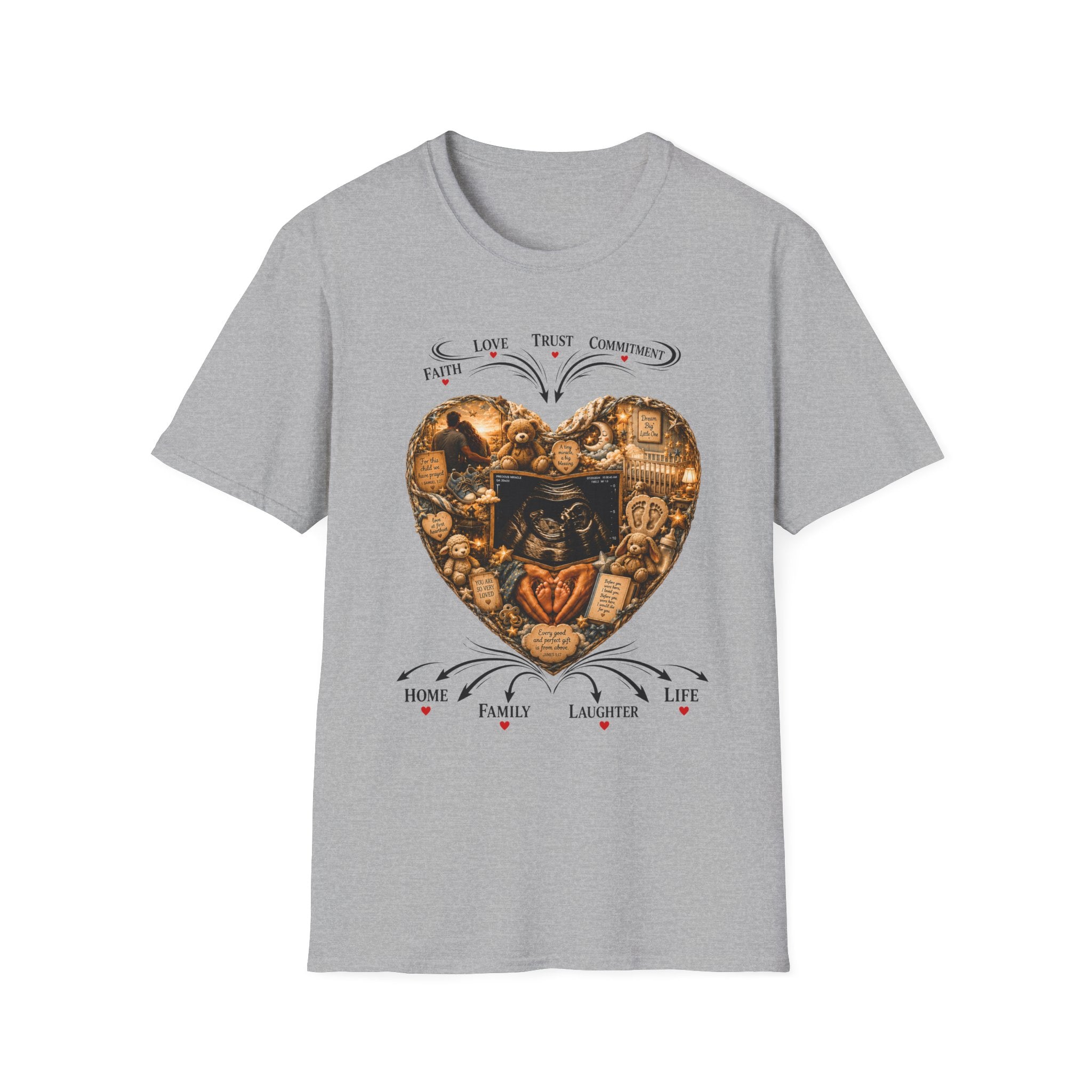"Art from the heart" New Life T-shirt
