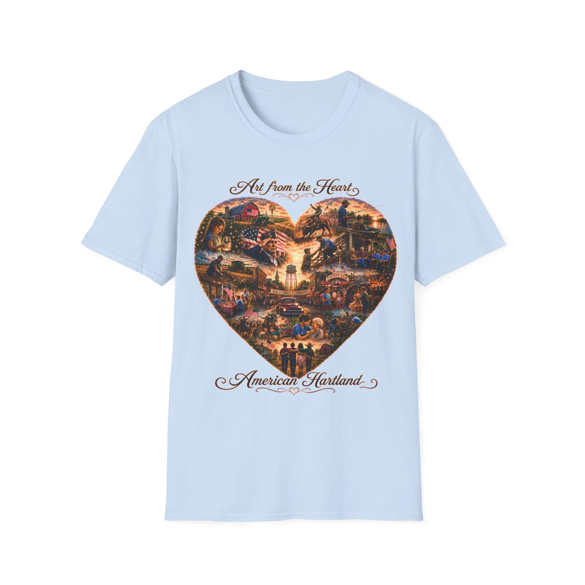 Art from the Heart Veteran T-shirt