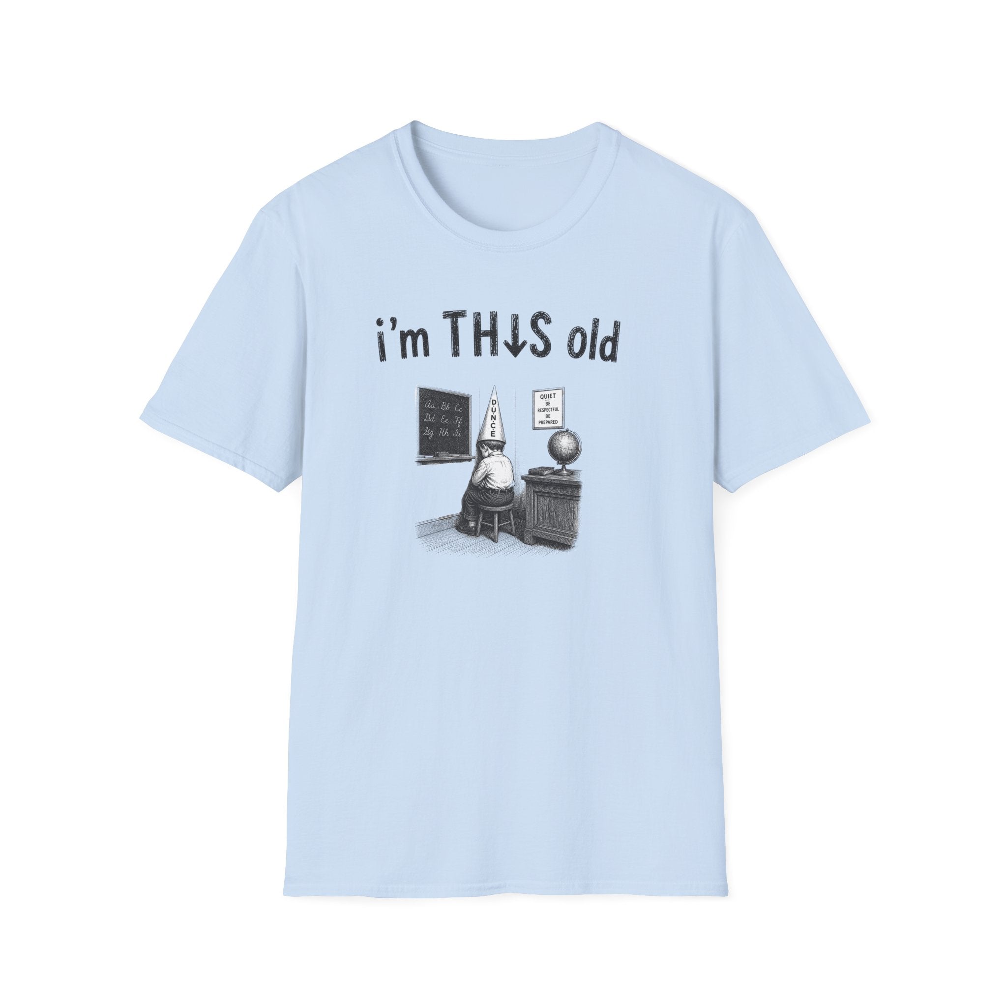 Retro 'I'm This Old' Vintage Schoolroom T-Shirt
