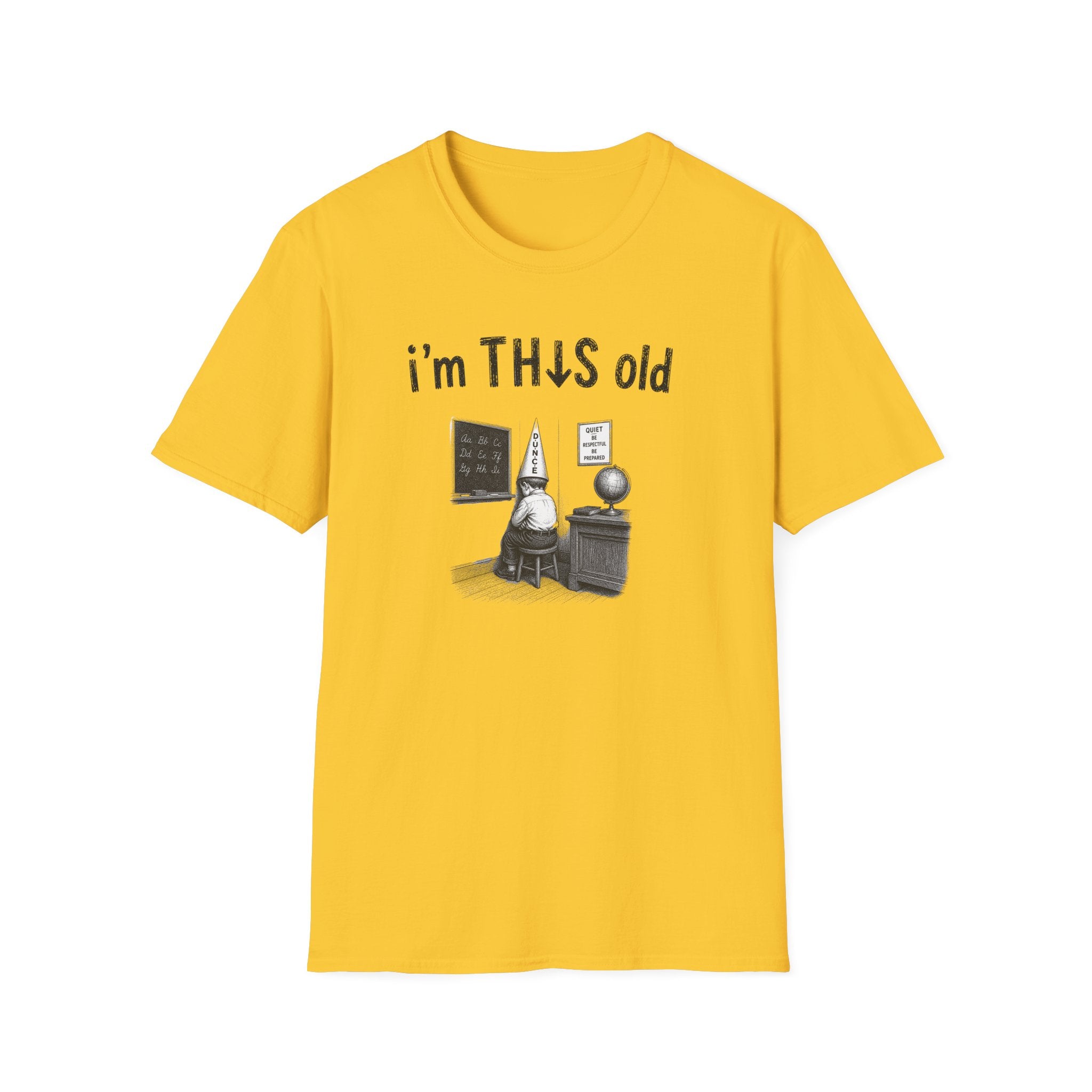 Retro 'I'm This Old' Vintage Schoolroom T-Shirt