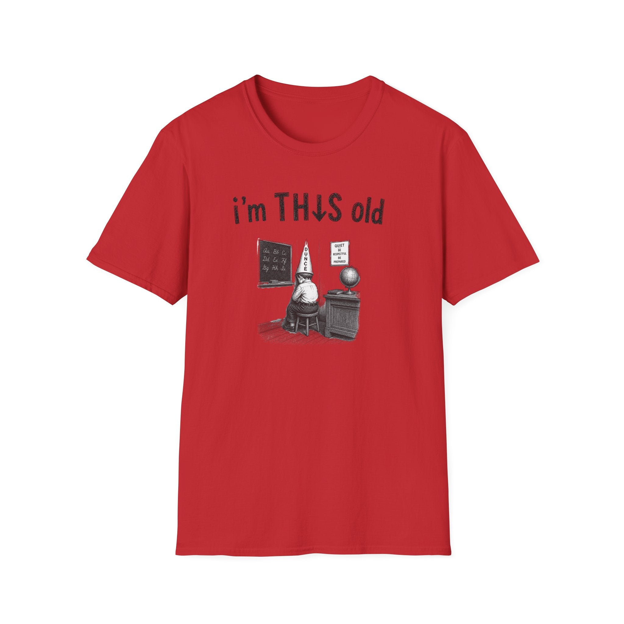 Retro 'I'm This Old' Vintage Schoolroom T-Shirt
