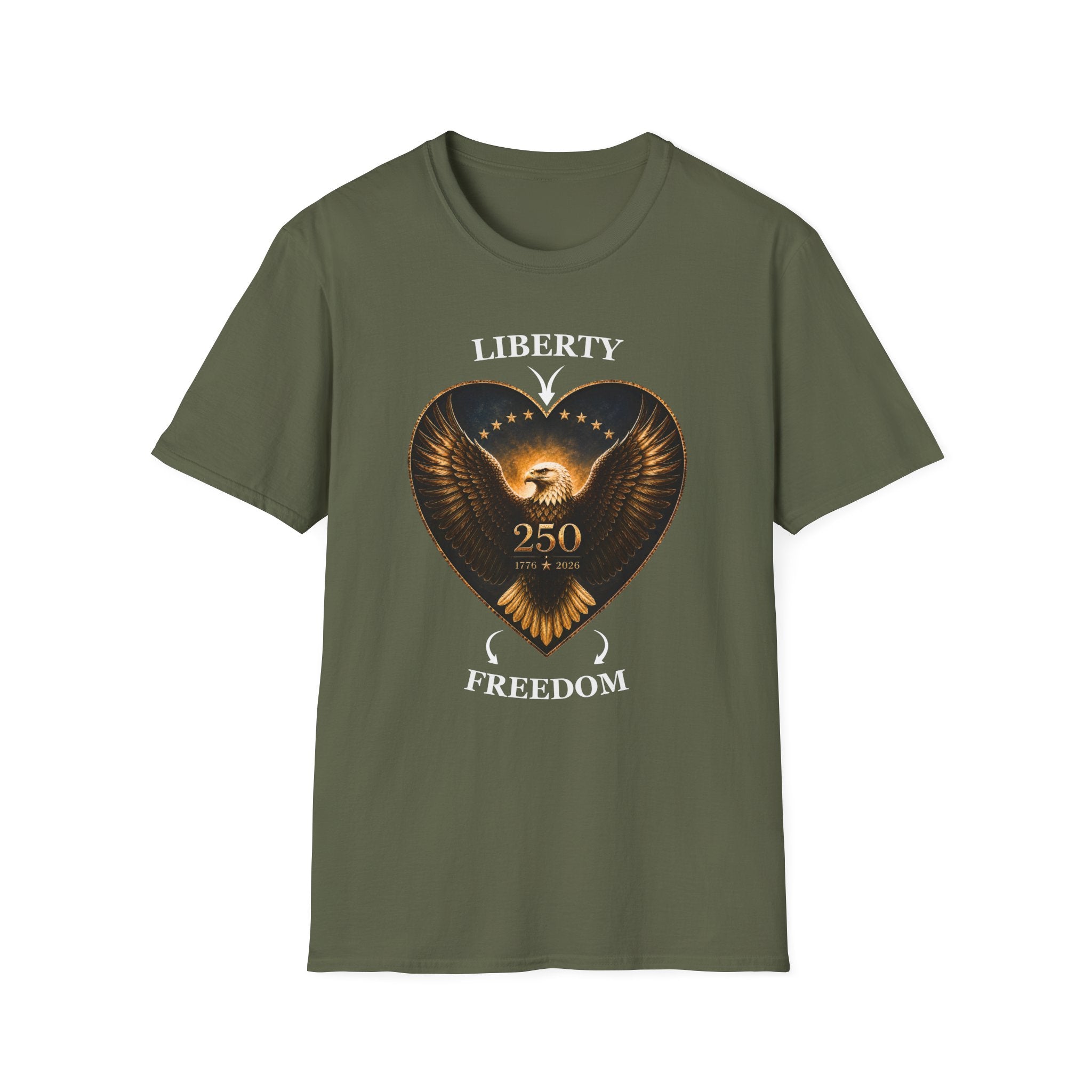 Liberty Heart Eagle T-Shirt