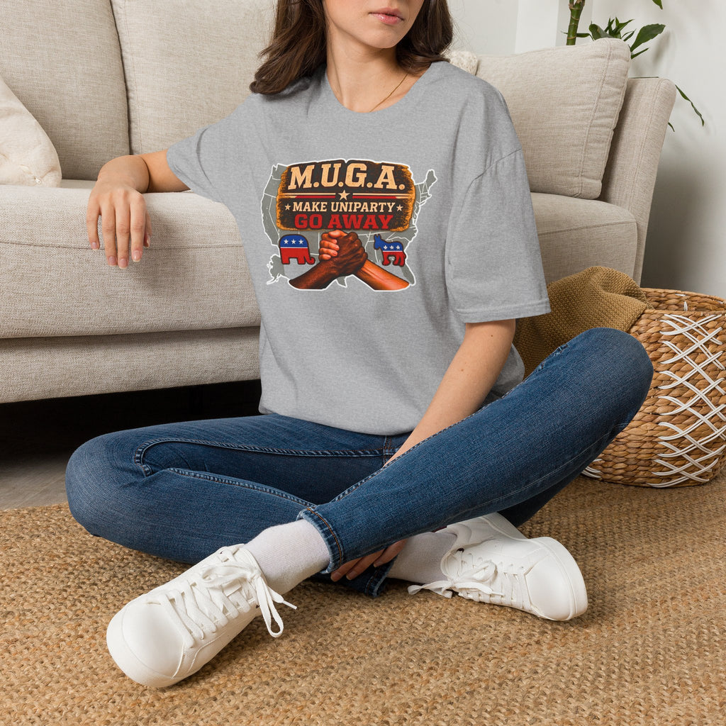T-Shirt — M.U.G.A. "Make Uniparty Go Away" Political Unity Graphic Tee
